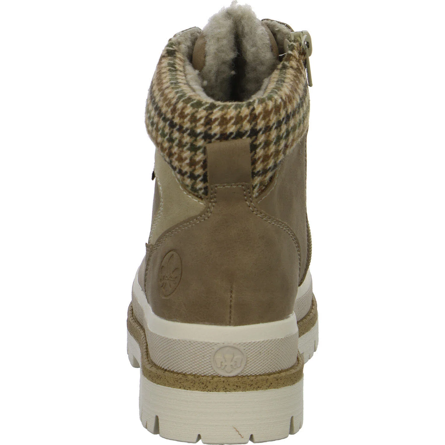 Element 4 von 8 (Bild) – Rieker Damen Schnürstiefel warm Y6210-64 Y6210 fango/porzellan/natur-multi F 1/2 (normal)