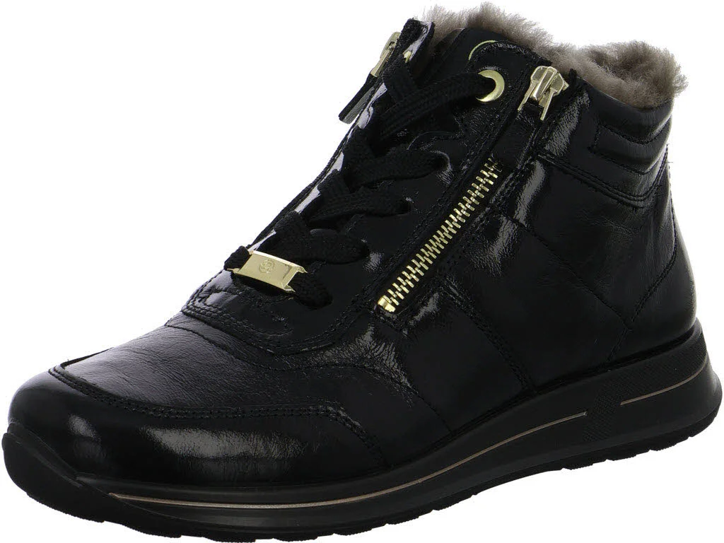 Ara Damen Schnürstiefel warm 12-24808-58 Osaka 2.0 schwarz H (weit)