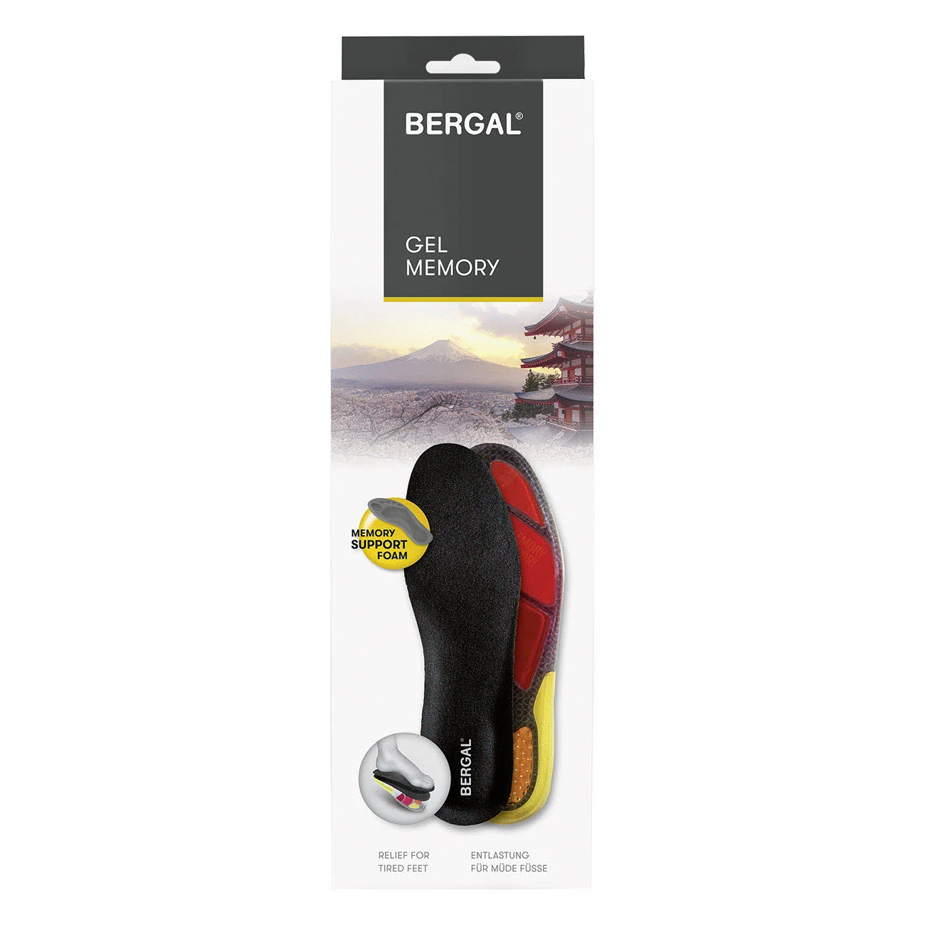 Element 1 von 2 (Bild) – Bergal Langsohlen Erwachsen 86977 GEL MEMORY