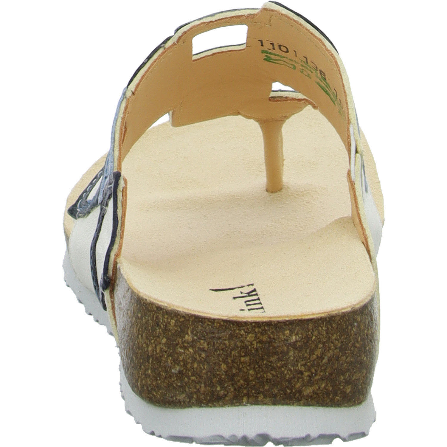 Element 4 von 8 (Bild) – Think Damen Pantoletten 3-001136-1000 JULIA bianco/kombi F 1/2 (normal)