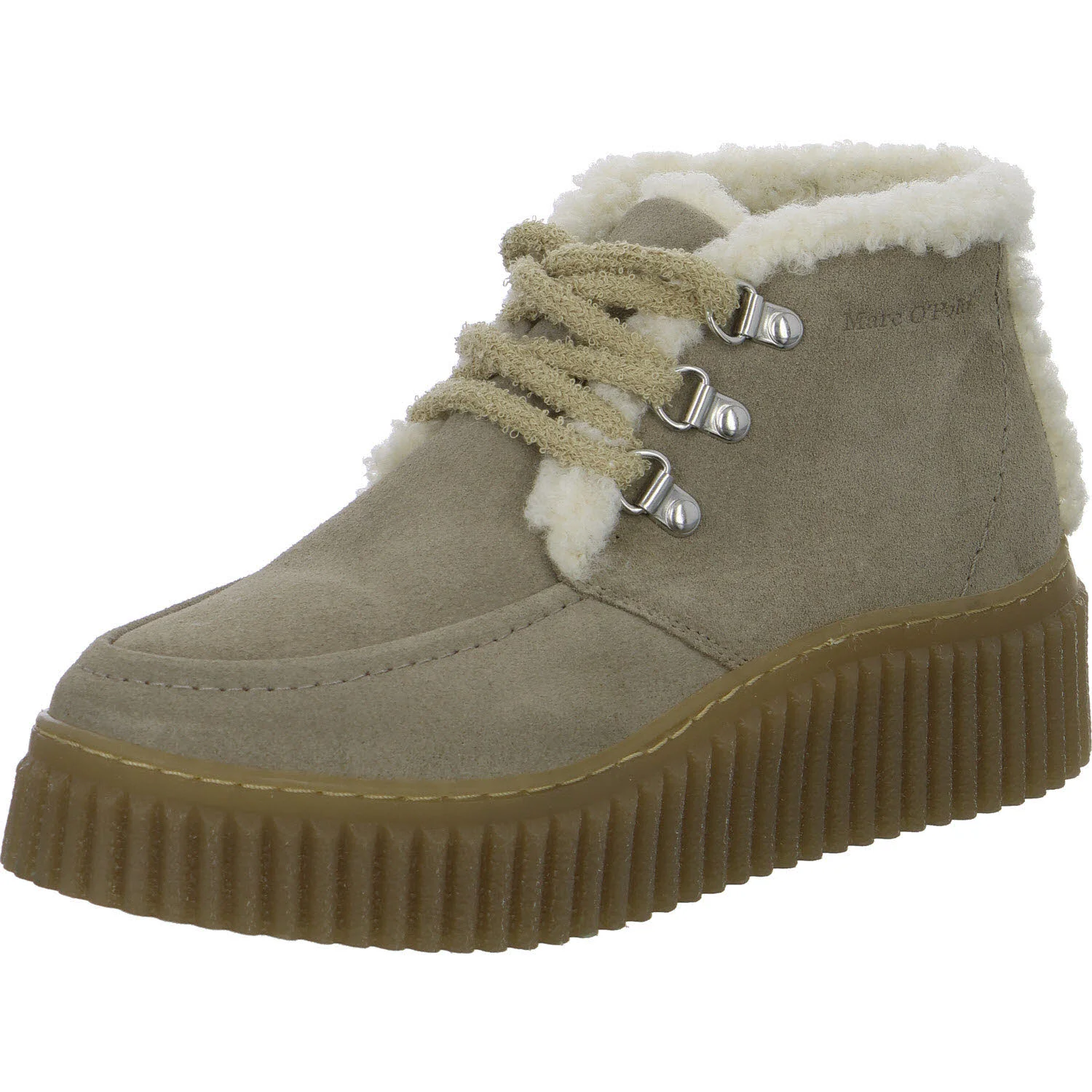 Element 2 von 8 (Bild) – Marc O'Polo Damen Schnürstiefel warm 5000015284 1740 5000015284 earthy taupe normal