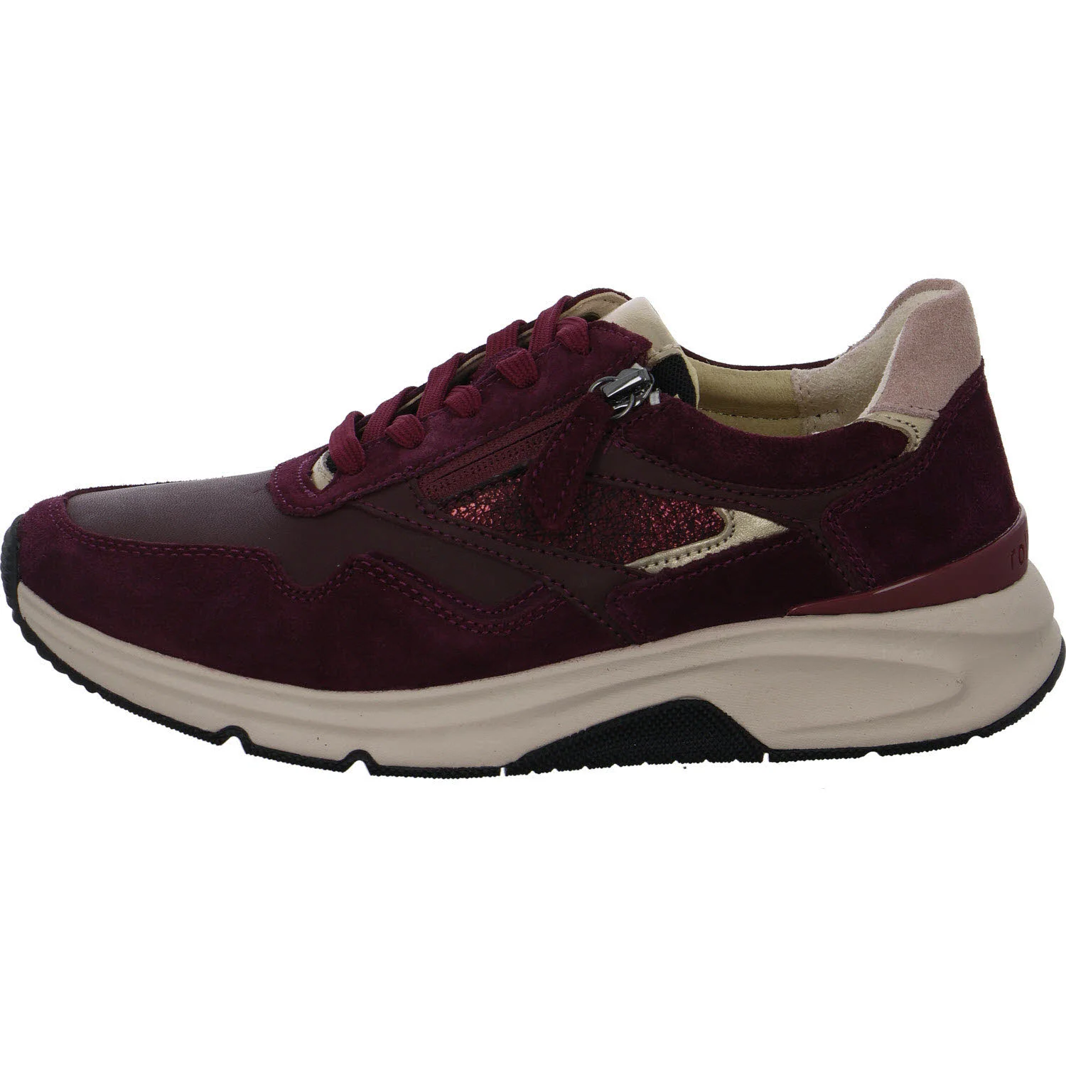 Element 6 von 8 (Bild) – Gabor Rollingsoft Damen Schnürschuhe 0103.01.011 0103.01 merlot kombi G (normal)