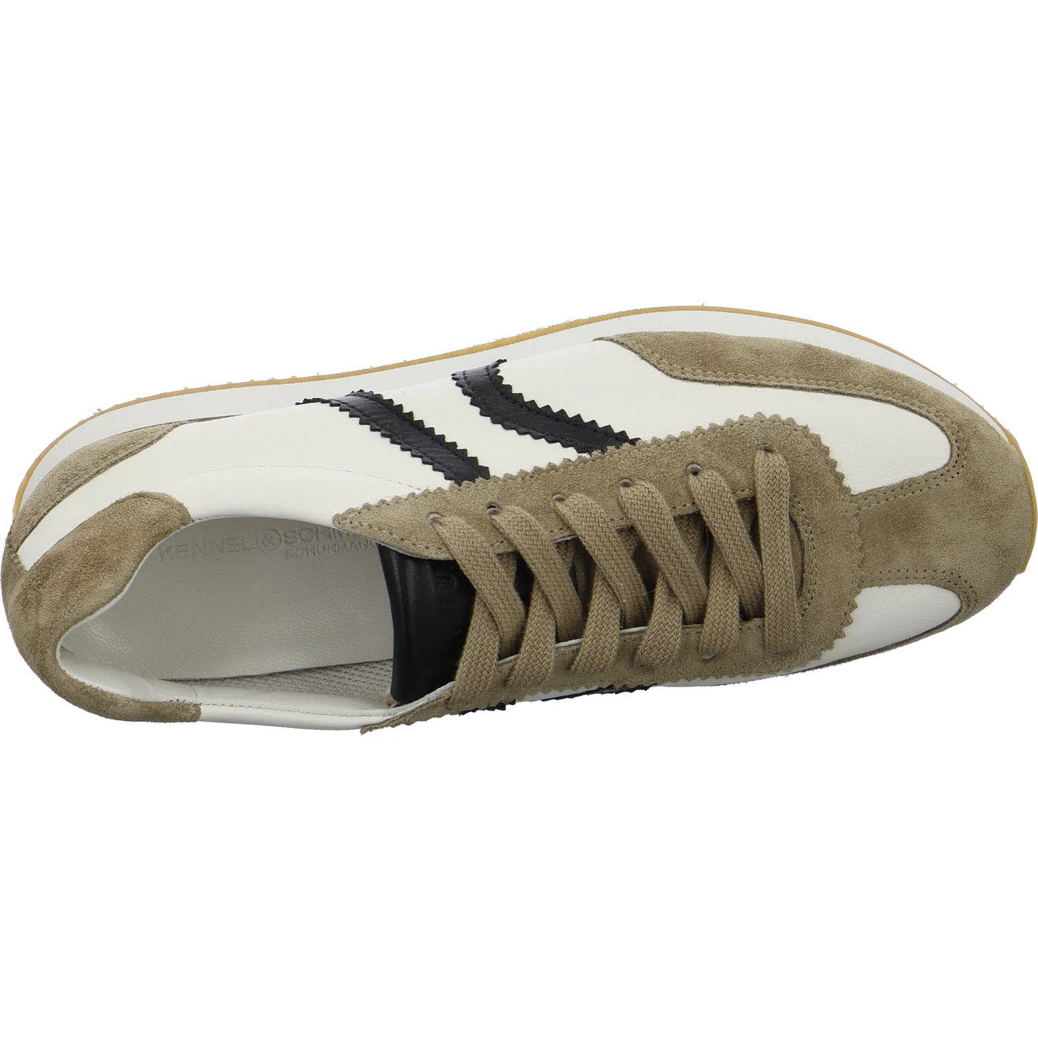 Kennel & Schmenger Damen Schnürschuhe 222102-8123-7287 Mui nuts/bu/schw S miele/weiss normal