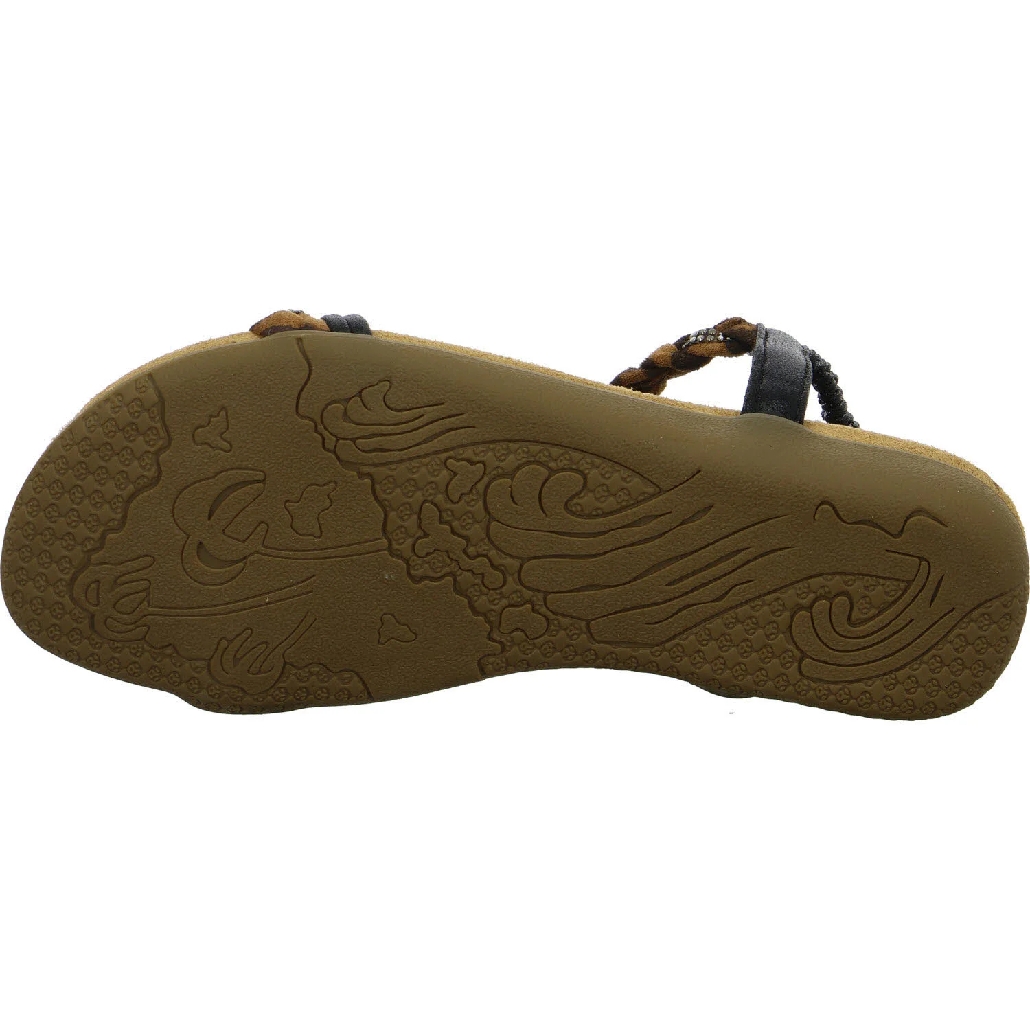 2go Fashion Damen Sandalen 8018830-997 8018830 schwarz/leo normal