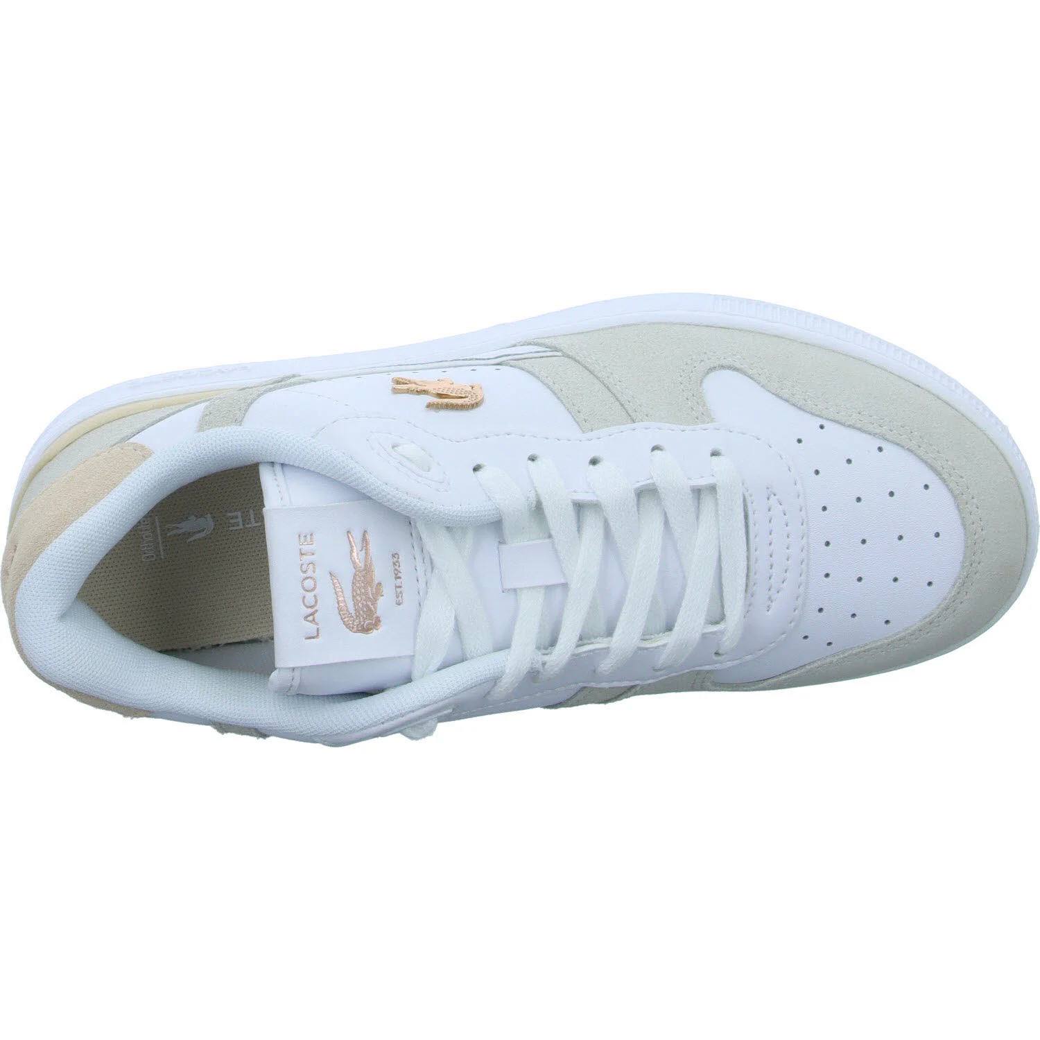Lacoste Damen Schnürschuhe 48SFA0043_1Y9 Women's T-Clip Set Sneakers Blush Pack white/light pink normal