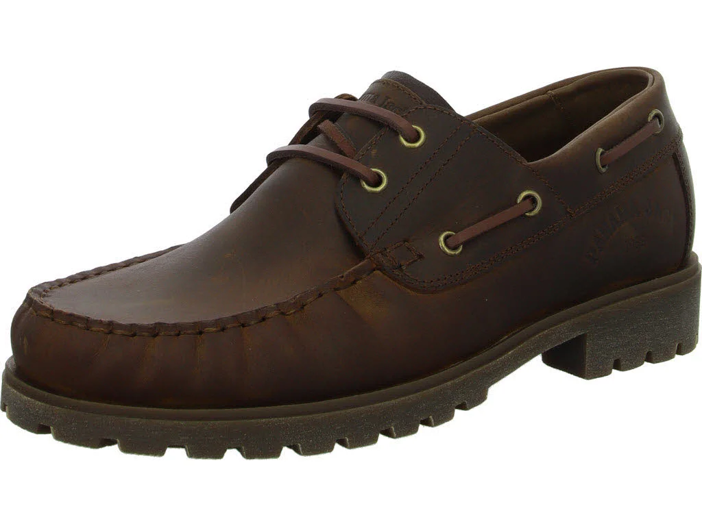 Panama Jack Herren Schnürschuhe Boat C5 Boat cuero/bark normal