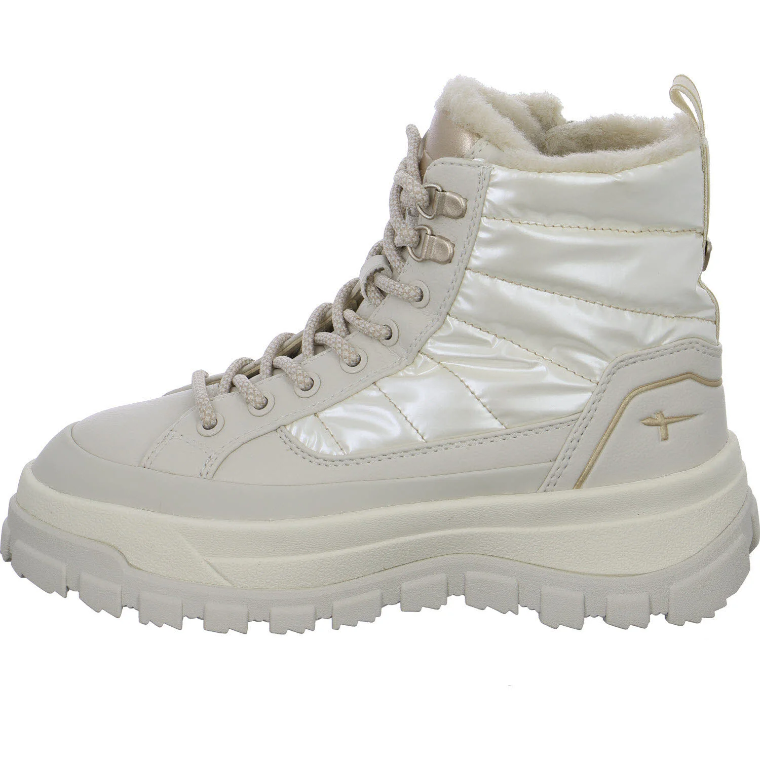 Element 6 von 8 (Bild) – Tamaris Damen Schnürstiefel warm 1-26265-47-418 1-26265-47 ivory normal