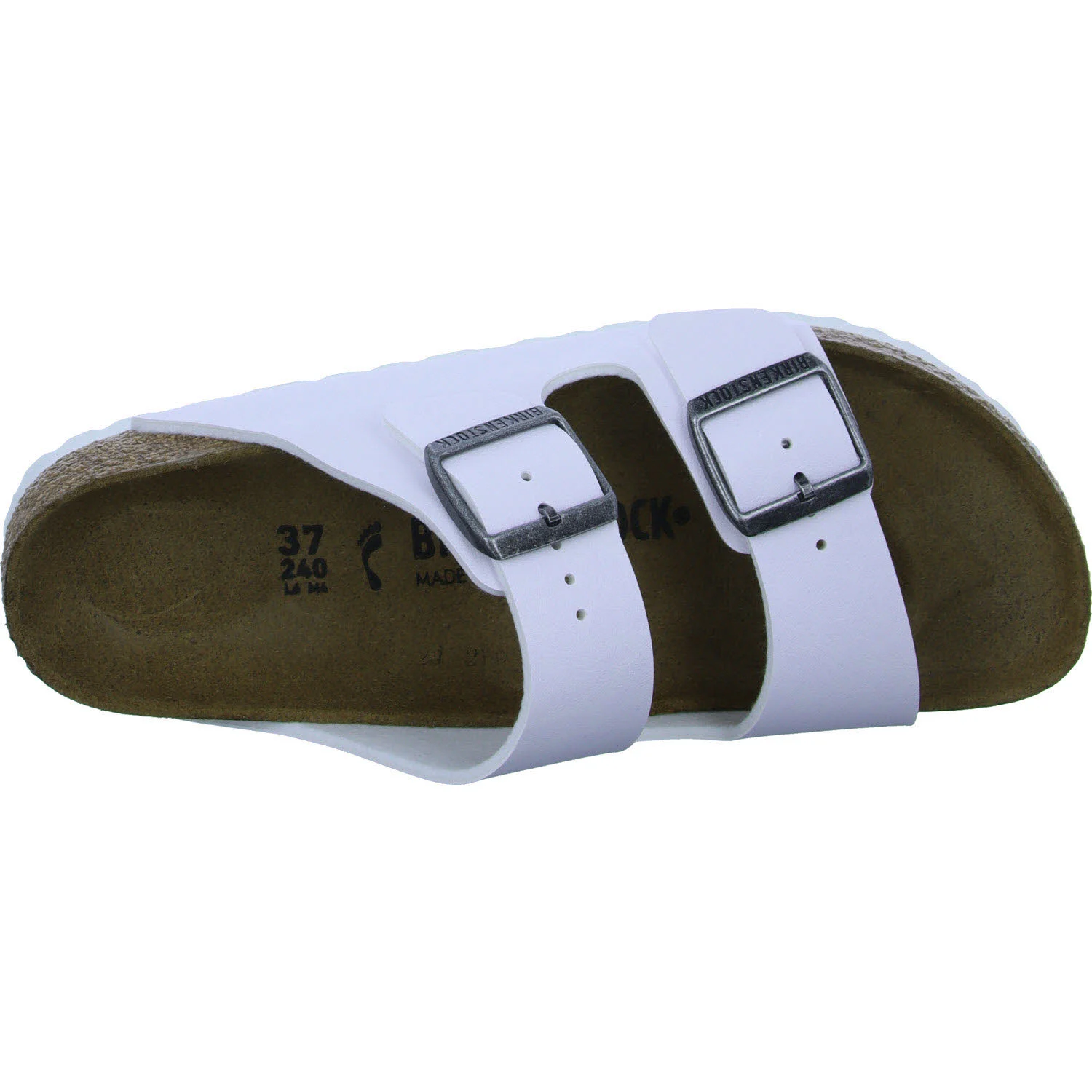 Element 8 von 8 (Bild) – BIRKENSTOCK Pantoletten 552683 Arizona Birko-Flor weiß schmal