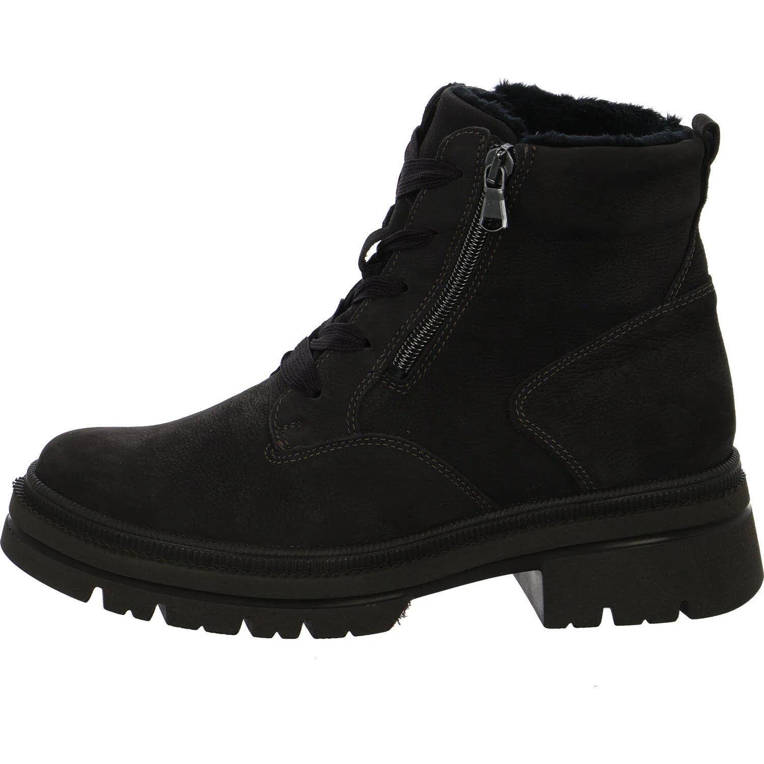Waldläufer Damen Schnürstiefel warm 930802-190/166 H-Amara darkbrown H (weit)