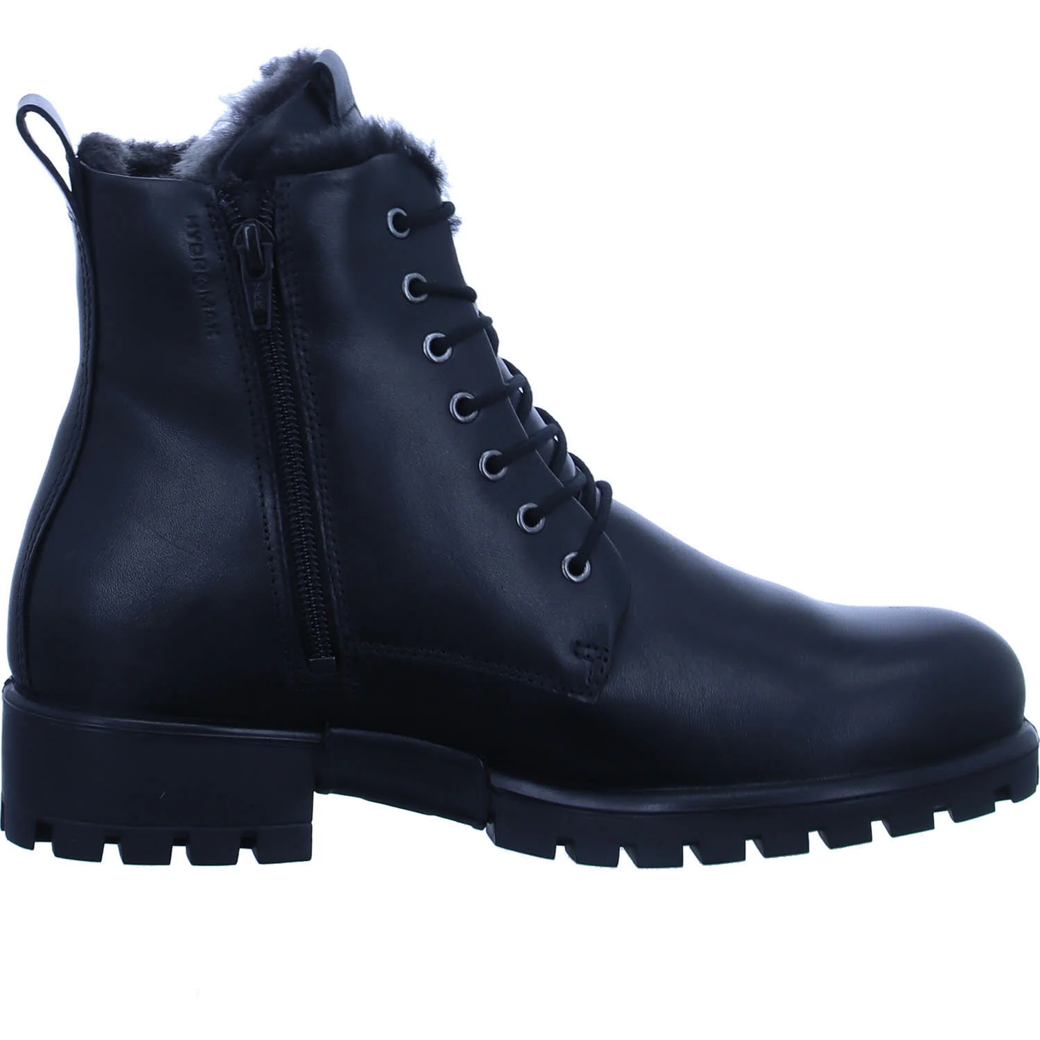Element 7 von 7 (Bild) – Ecco Damen Schnürstiefel warm 490053/01001 Modtray Women's Lace-up Shearling-lined Mid-cut Boot black normal