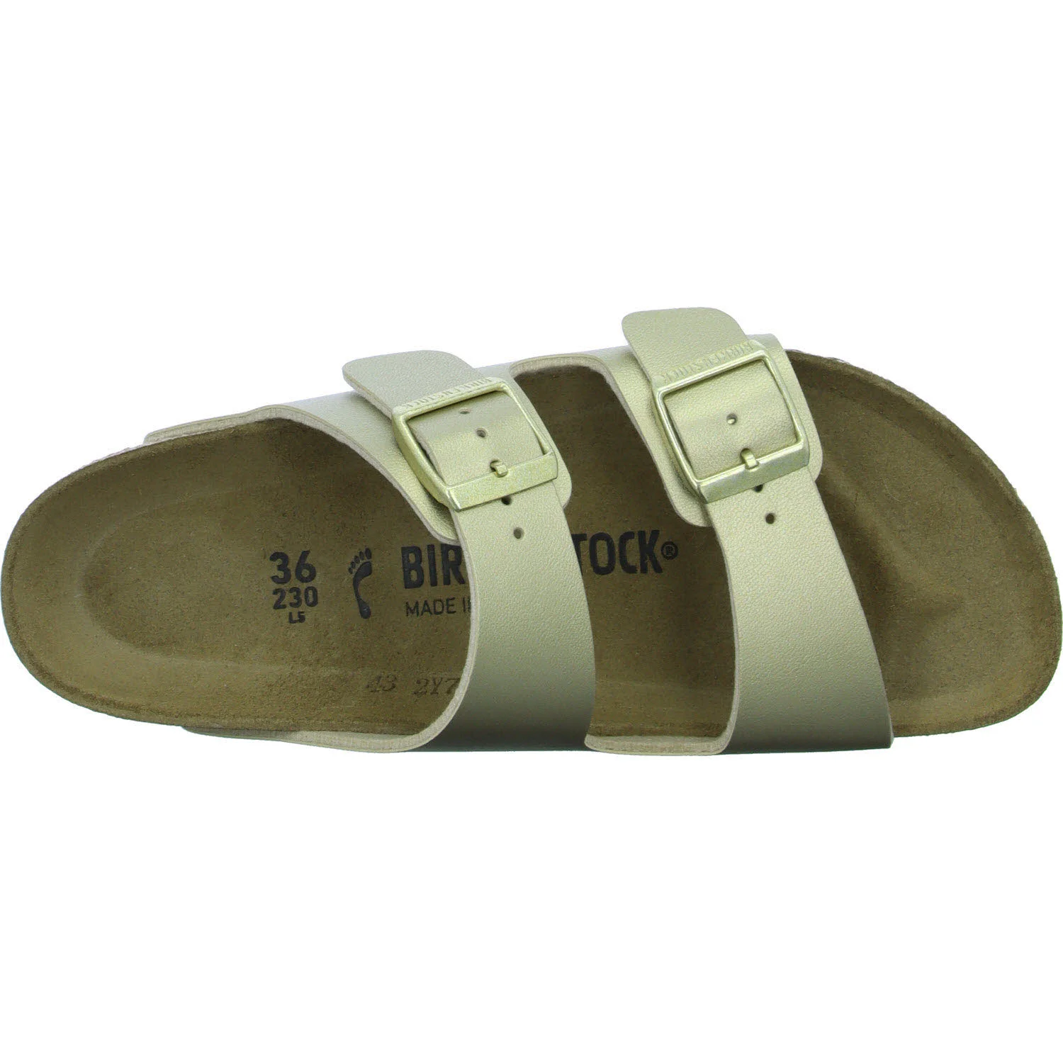 BIRKENSTOCK Pantoletten 1016111 Arizona gold schmal