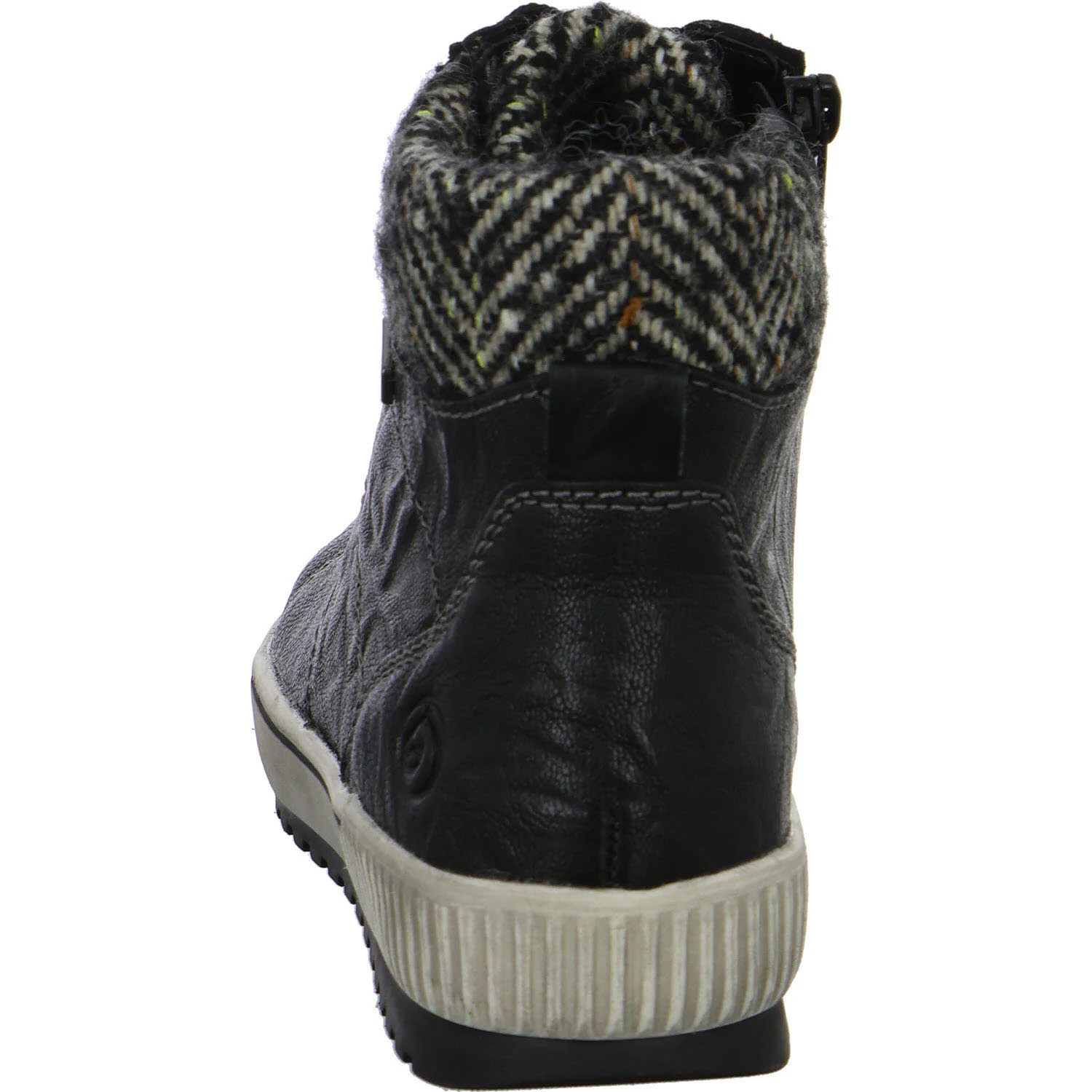 Remonte Damen Schnürstiefel warm D0784-03 D0784 schwarz/schwarz/schwarz-weiss G (weit)