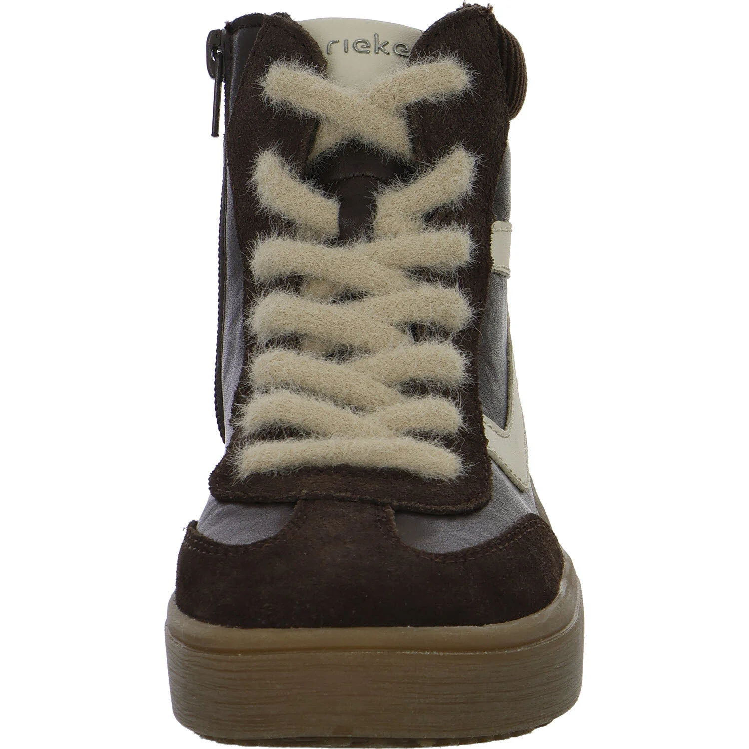 Element 3 von 8 (Bild) – Rieker Damen Schnürstiefel L2530-25 L2530 rancho/bisam/perle/havanna G (weit)