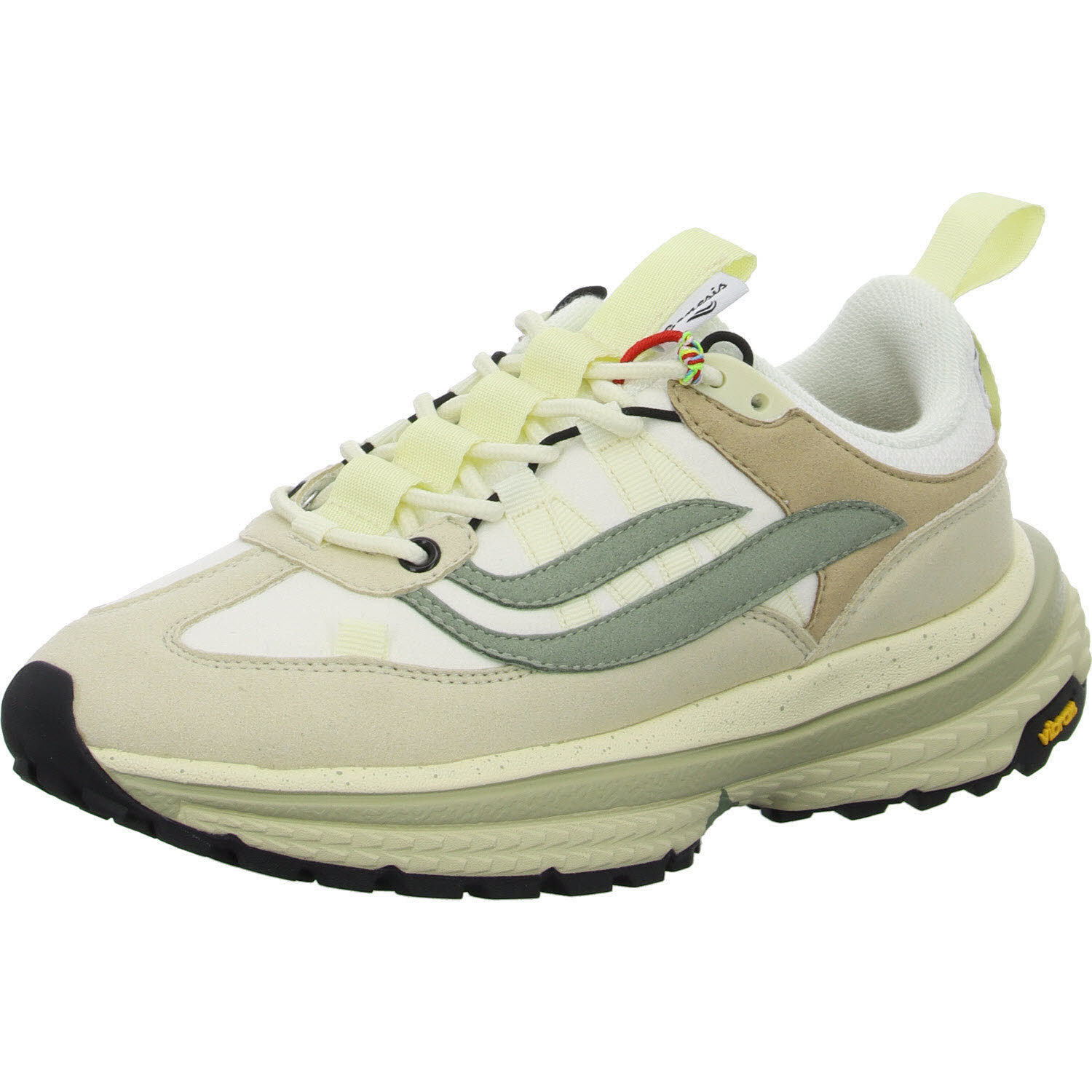 Genesis Damen Schnürschuhe 1005614 G-Machu Suede multi khaki normal