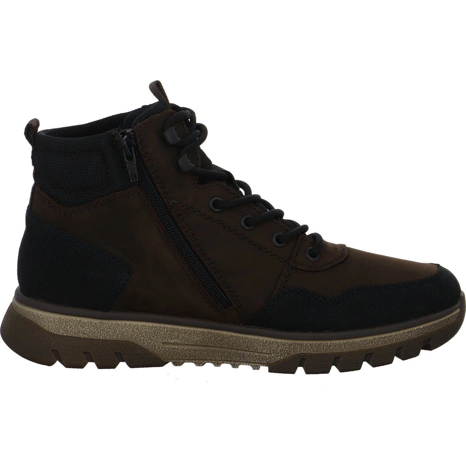 Rieker Herren Schnürstiefel warm B9310-24 B9310 schwarz/cigar/schwarz H (extra weit)