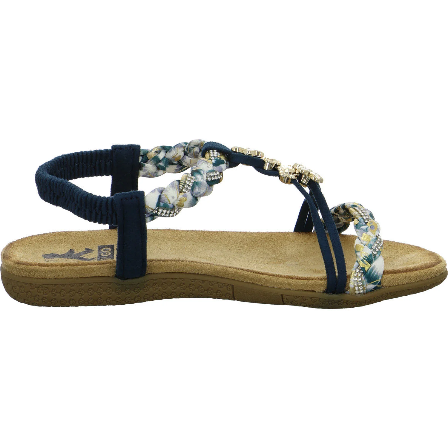 2go Fashion Damen Sandalen 8018830-8 8018830 blau normal