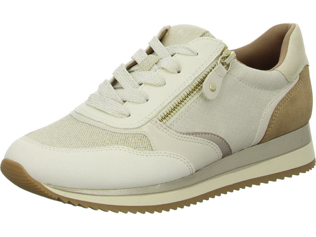 Jana Damen Schnürschuhe 8-23774-43/414 8-23774-43 ivory comb H (weit)
