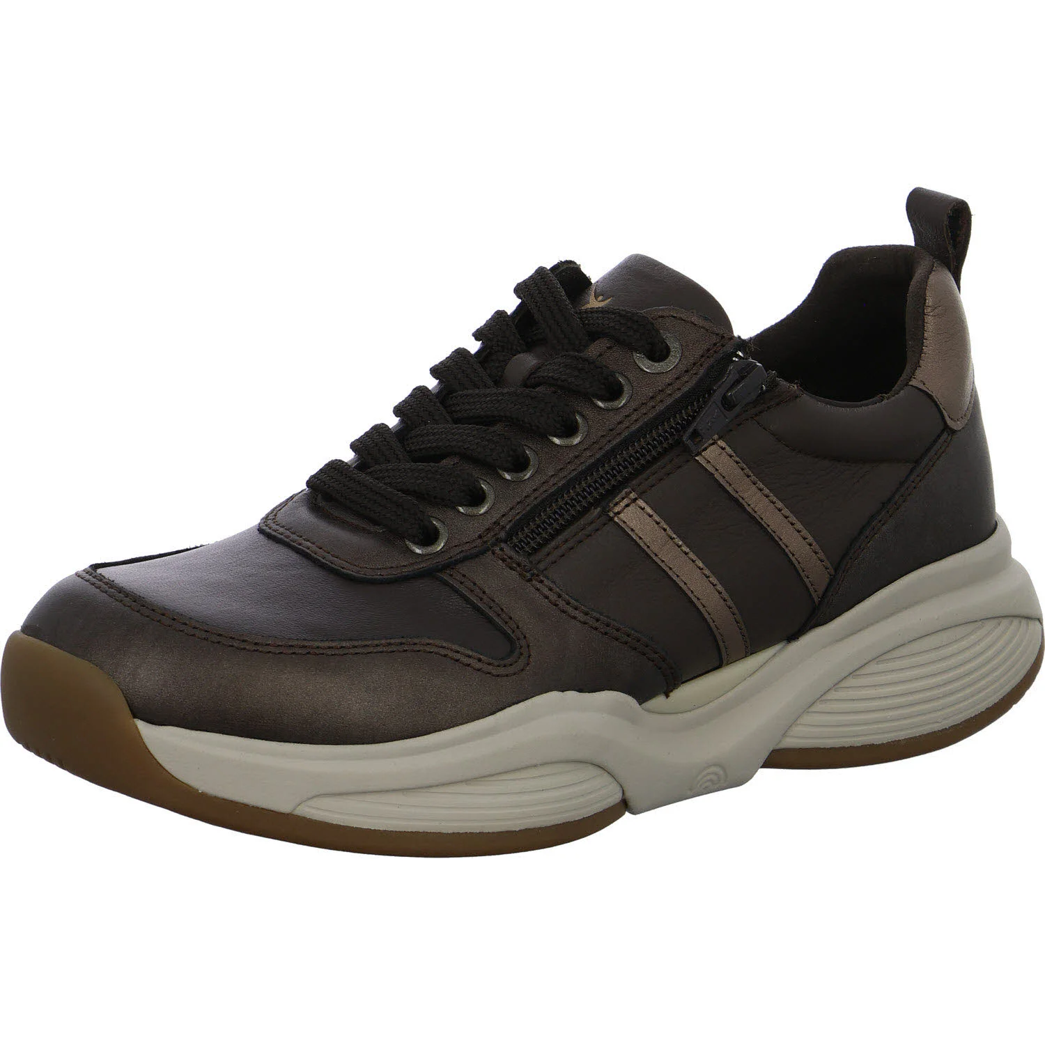Xsensible Damen Schnürschuhe 30070.3/360-HX SWX3 - Lady dark brown combi HX (weit)