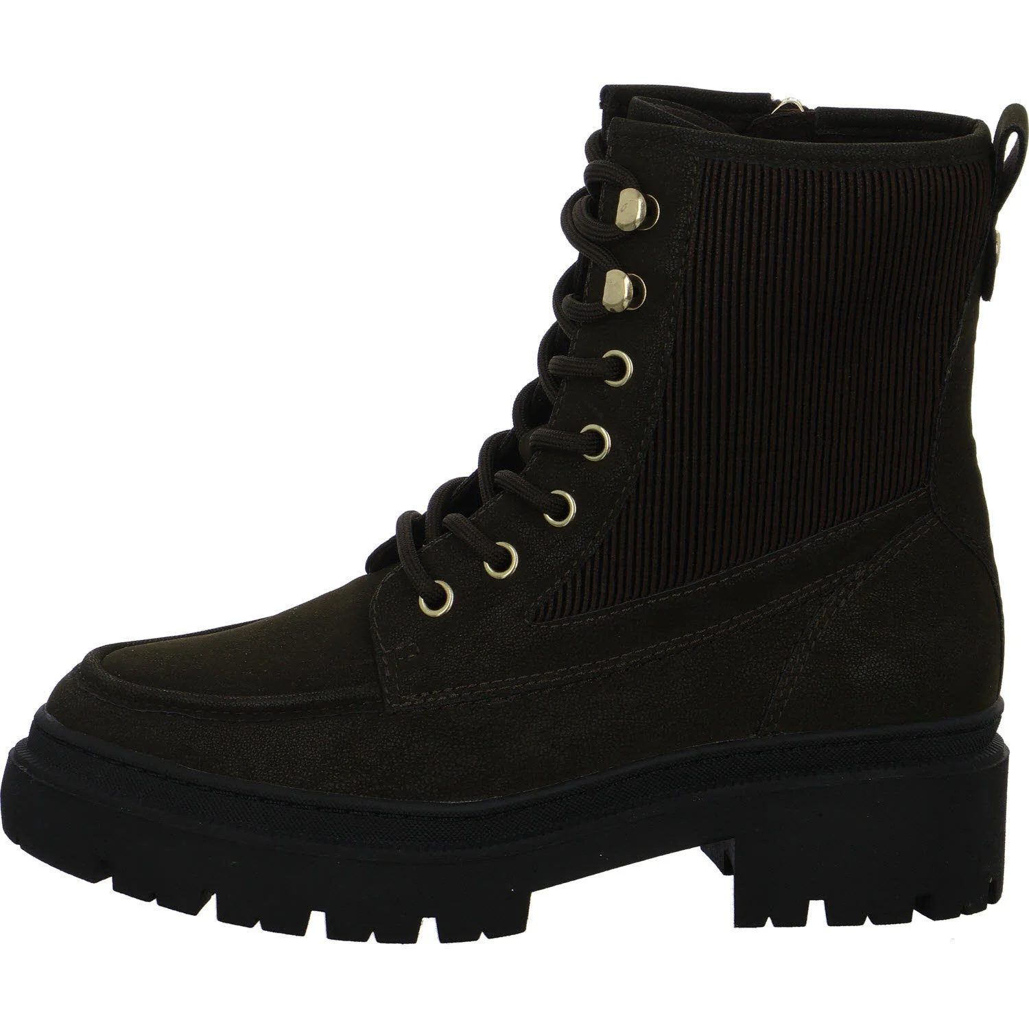 Marco Tozzi Damen Schnürstiefel 2-25265-47-370 2-25265-47 mocca nubuck normal