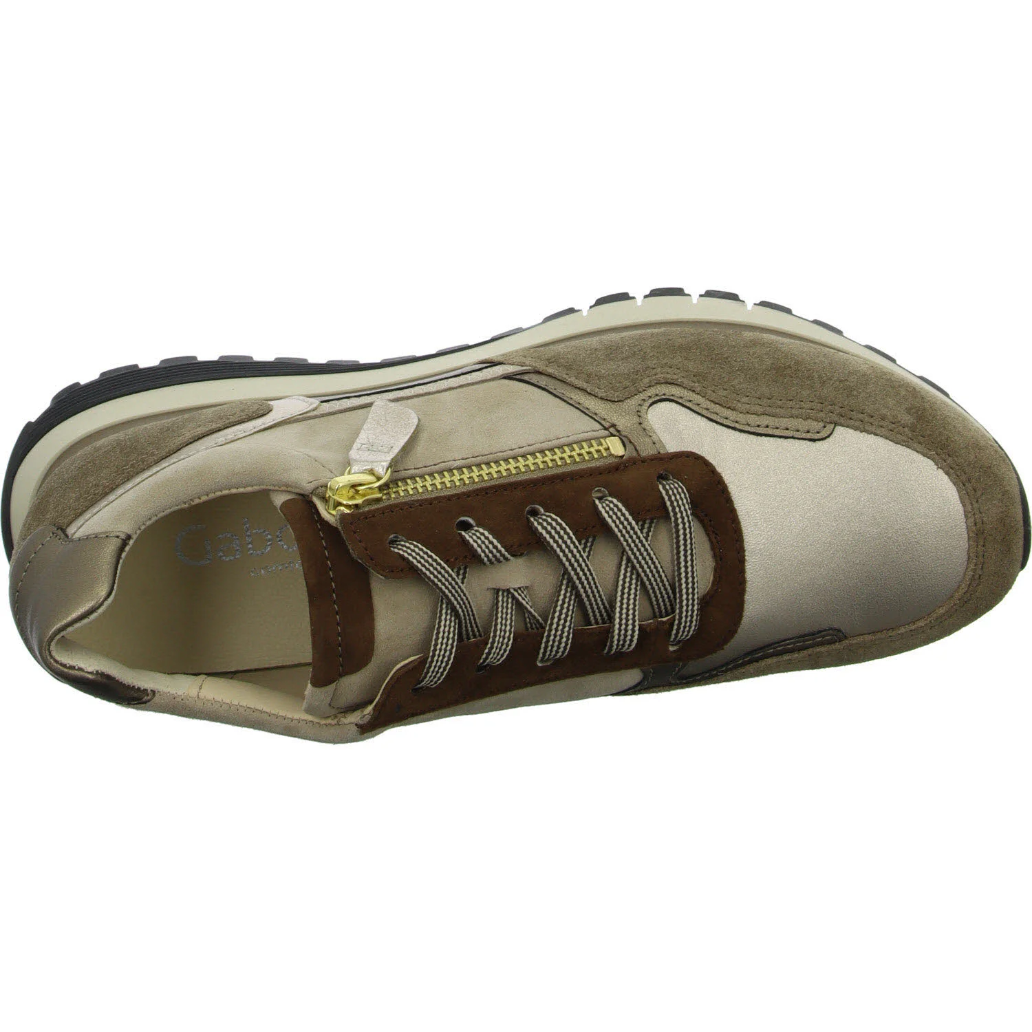 Element 8 von 8 (Bild) – Gabor Damen Schnürschuhe 76.378.82 76.378 puder/farro/cacao H (weit)