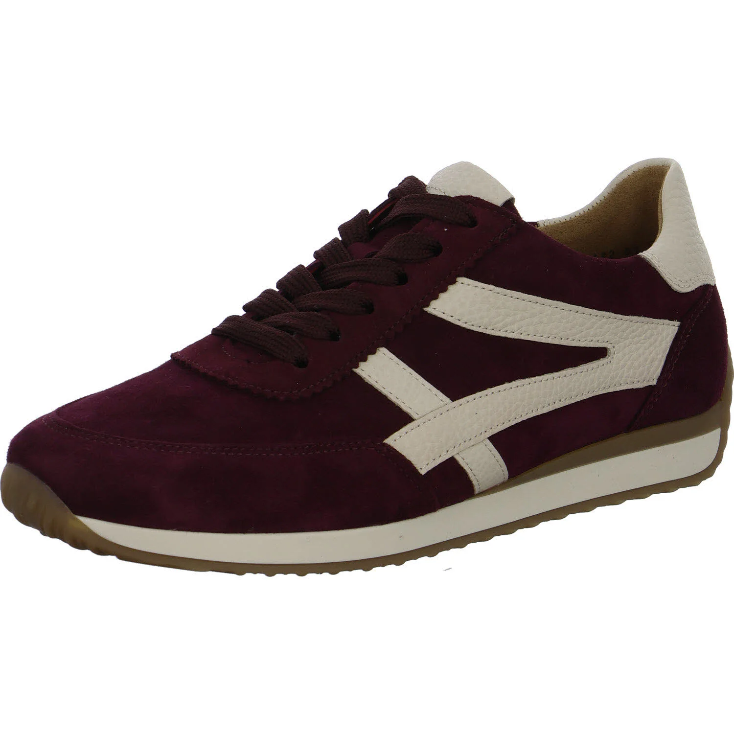 Gabor Damen Schnürschuhe 6032.01.004 6032.01 mulberry/creme H (weit)