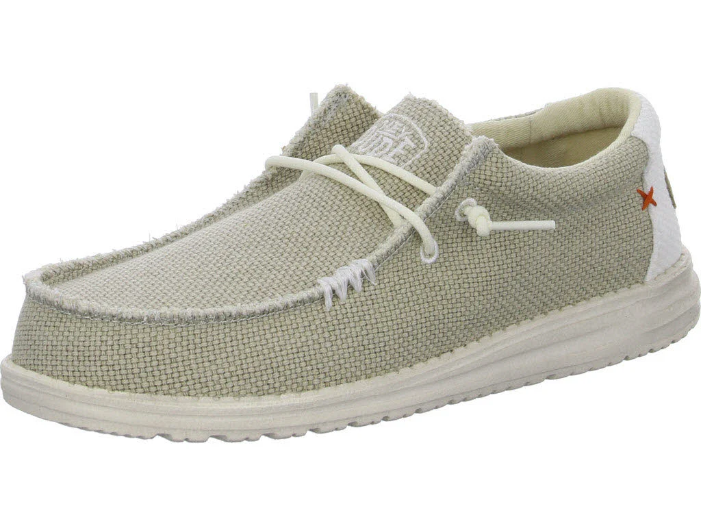 heydude Herren Slipper HD40003-1LB Wally Braided off white weit
