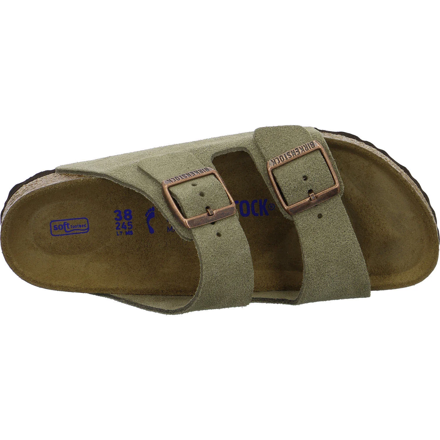 Element 8 von 8 (Bild) – BIRKENSTOCK Pantoletten 951303 Arizona Soft Footbed taupe schmal