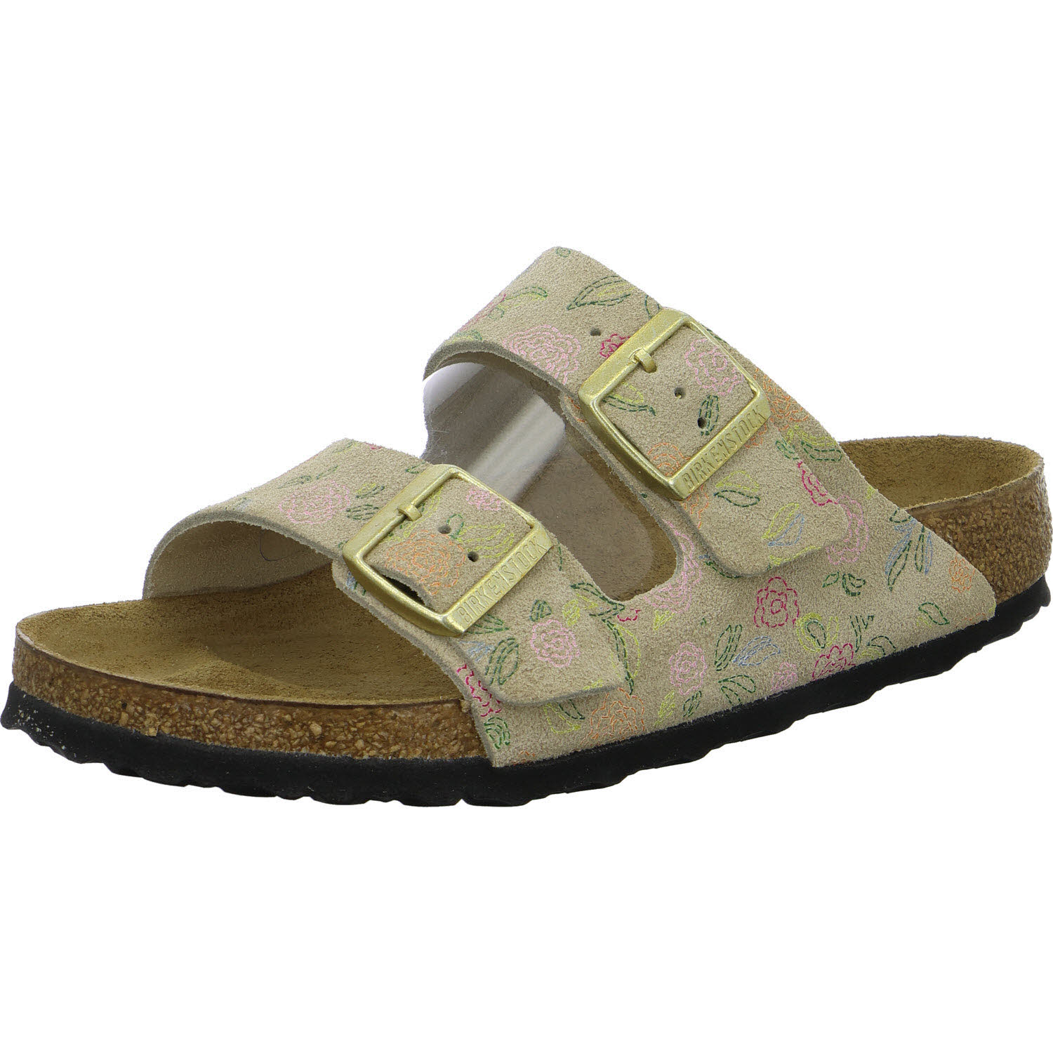 BIRKENSTOCK Pantoletten 1031694 Arizona sandcastle flower print normal