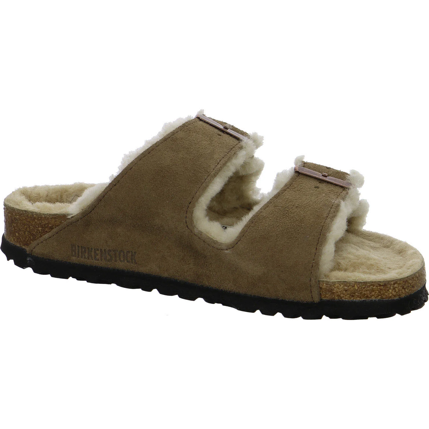 Element 7 von 8 (Bild) – BIRKENSTOCK Pantoletten 1033169 Arizona Shearling dark tea schmal