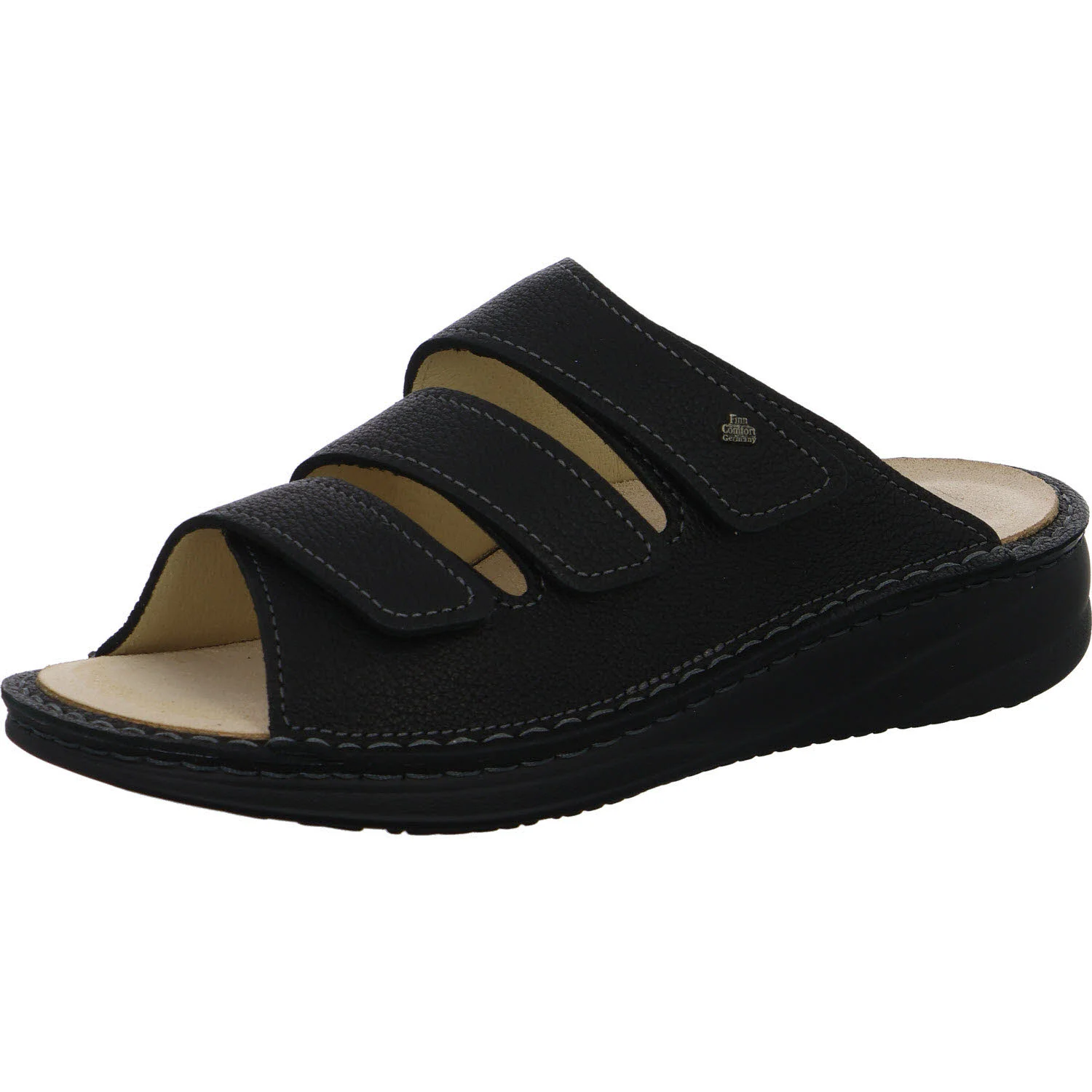 Finn Comfort Pantoletten 01702-813099 Keros schwarz weit