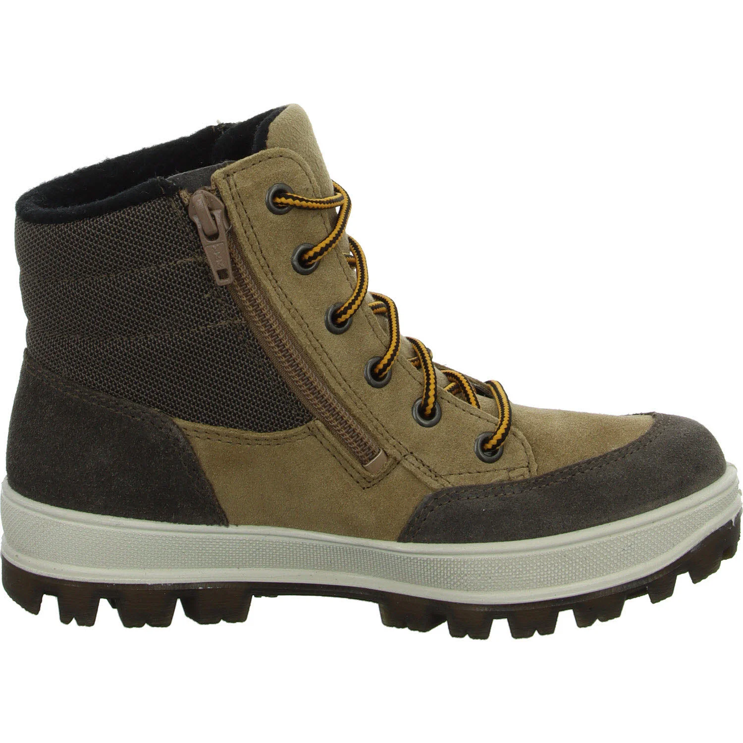 Superfit Kinder Schnürstiefel 1-800478-3000 Tedd braun/orange WMS weit
