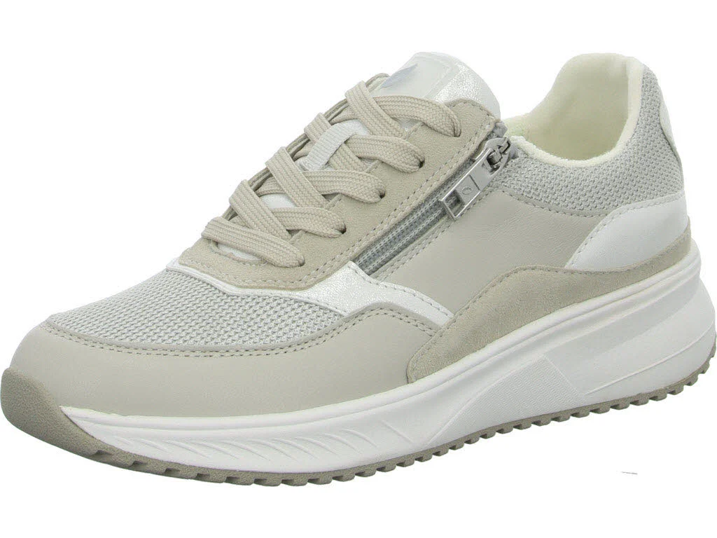 Waldläufer Damen Schnürschuhe 765001-101/339 H-Mara grau weiß grau H (weit)