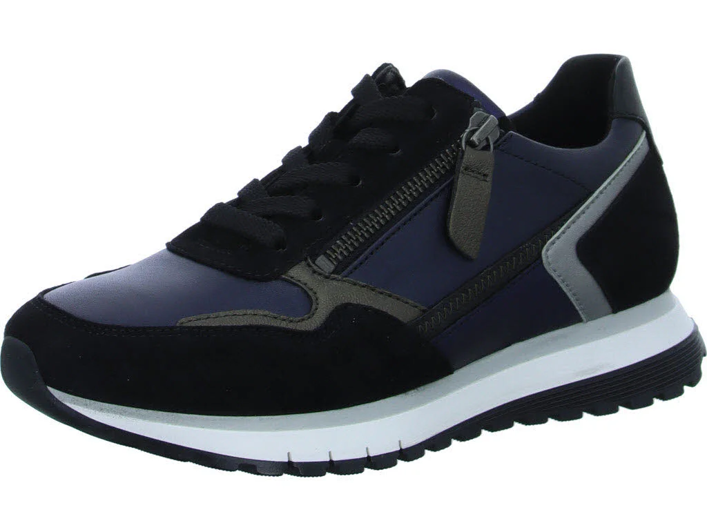 Gabor Damen Schnürschuhe 76.378.36 76.378 ocean/schwarz/smog H (weit)