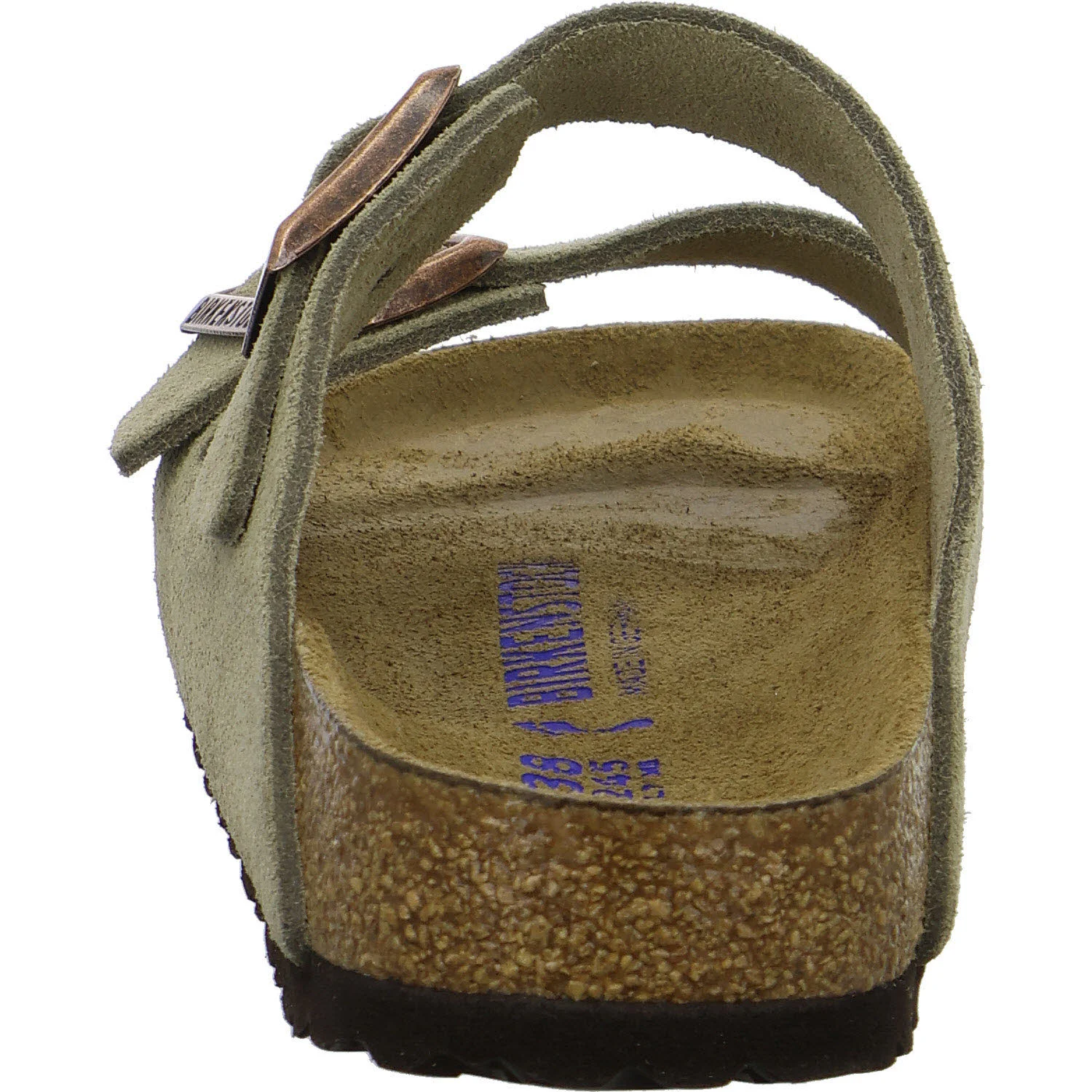 Element 4 von 8 (Bild) – BIRKENSTOCK Pantoletten 951303 Arizona Soft Footbed taupe schmal