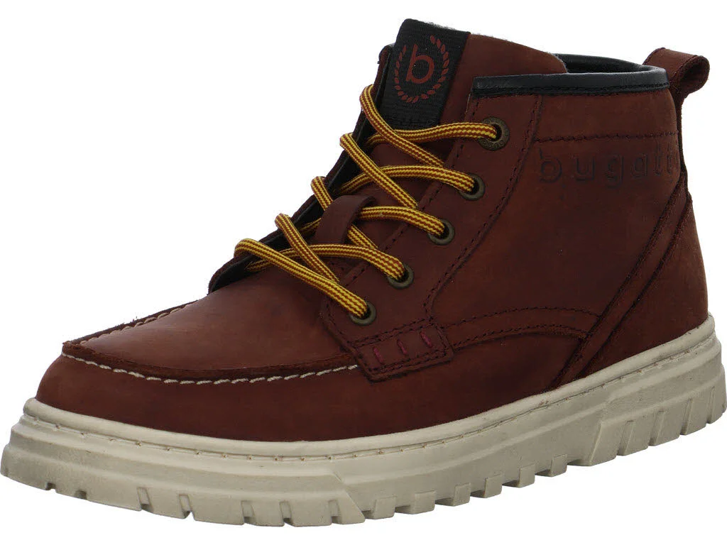 Bugatti men Herren Schnürstiefel 321AYE321200-3500 321AYE321200 bordo normal