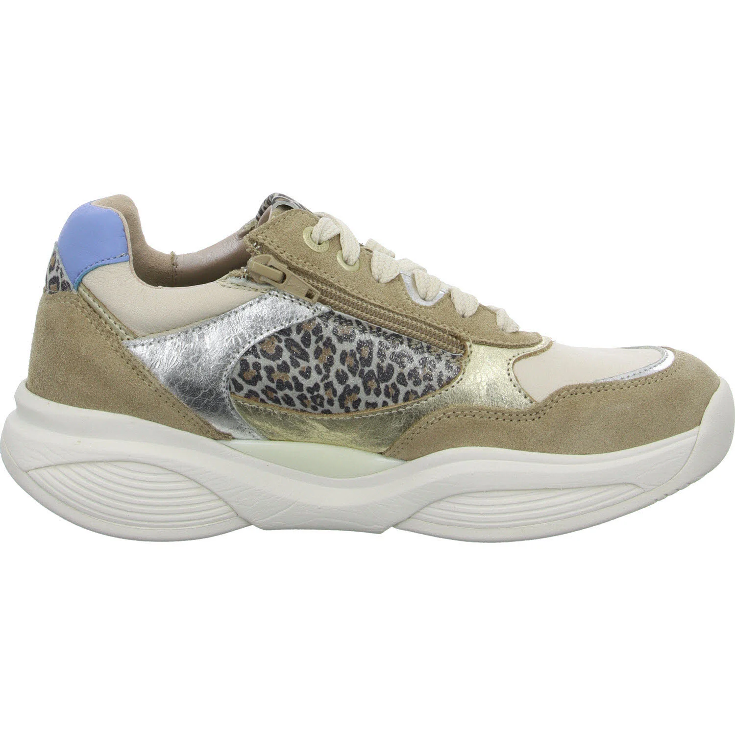 Xsensible Damen Schnürschuhe 32009.3/505-HX SWX27 taupe fantasy HX (weit)