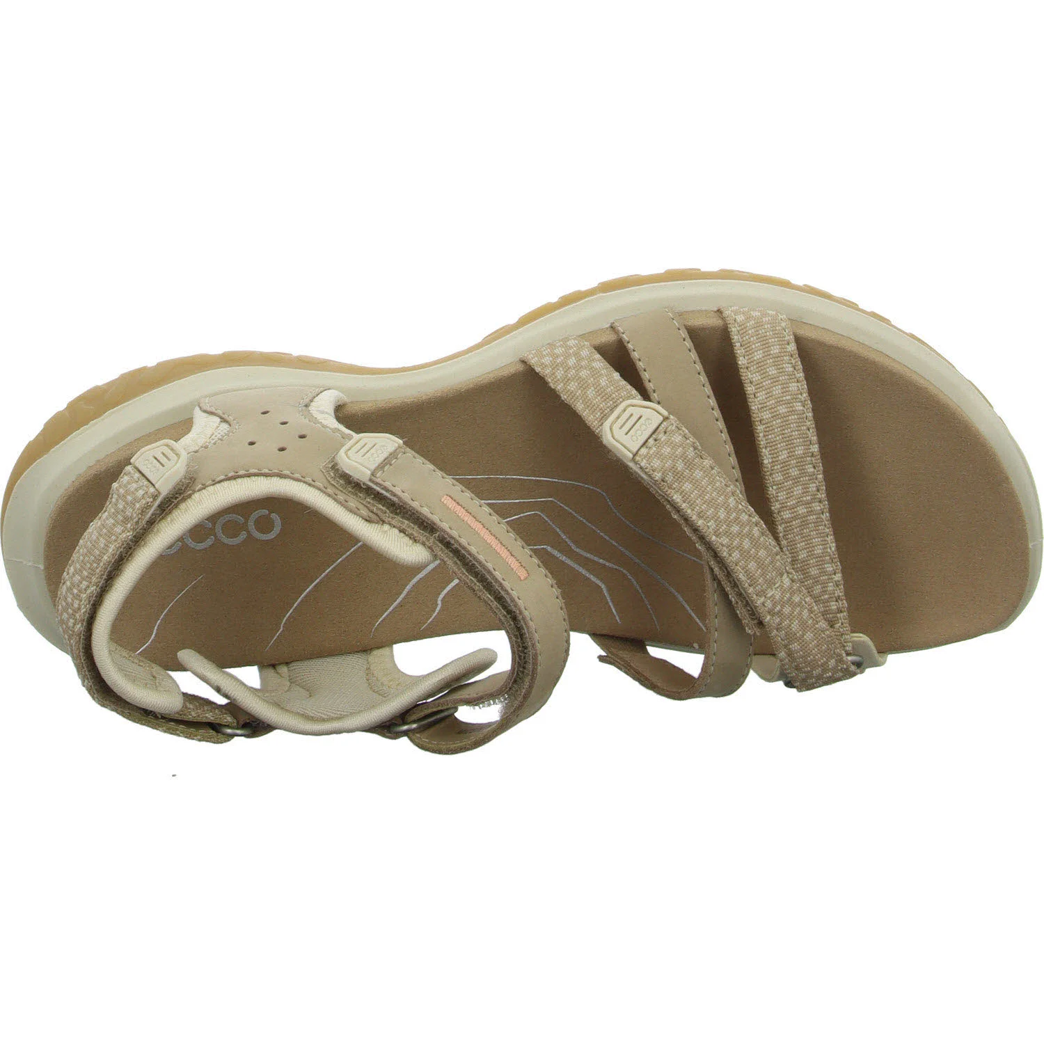 Ecco Damen Sandalen 853303/61244 Offroad Roam W nude/limestone/nude normal