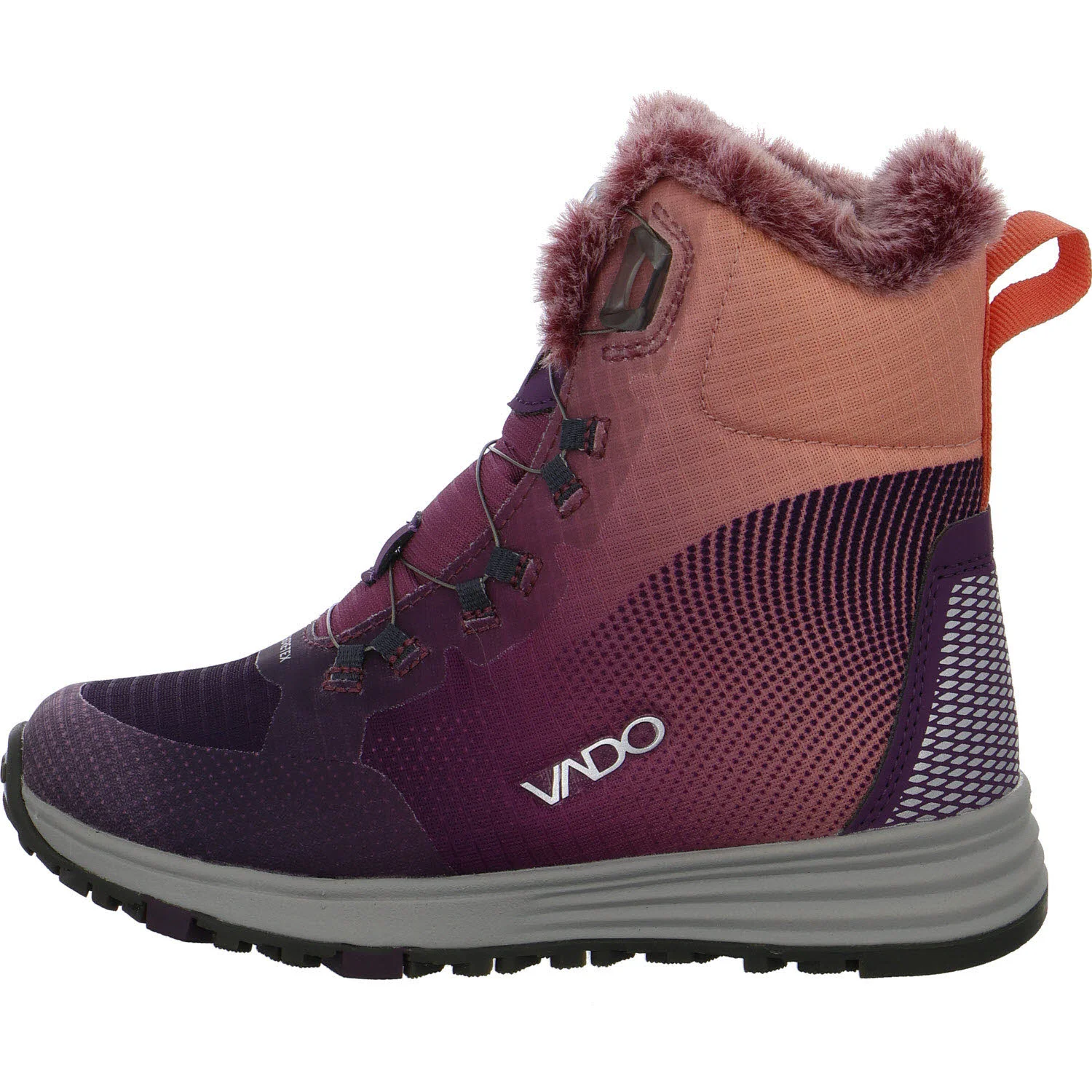 Element 6 von 8 (Bild) – VADO Kinder Winterstiefel 33439-3401/344 WENDY High BOA GTX berry/salmon normal