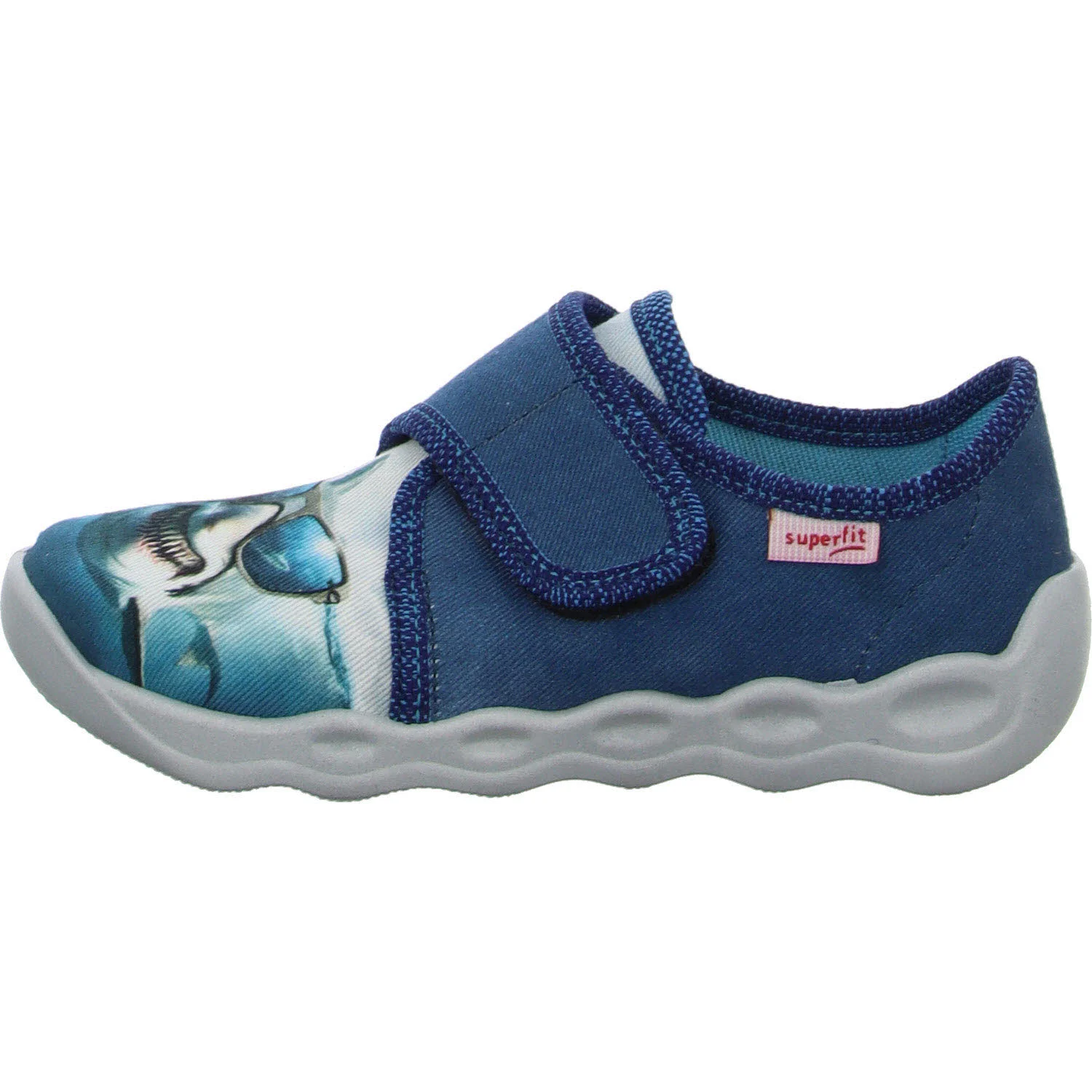 Superfit Kinder Hausschuhe 1-006274-8040 Bubble türkis WMS mittel
