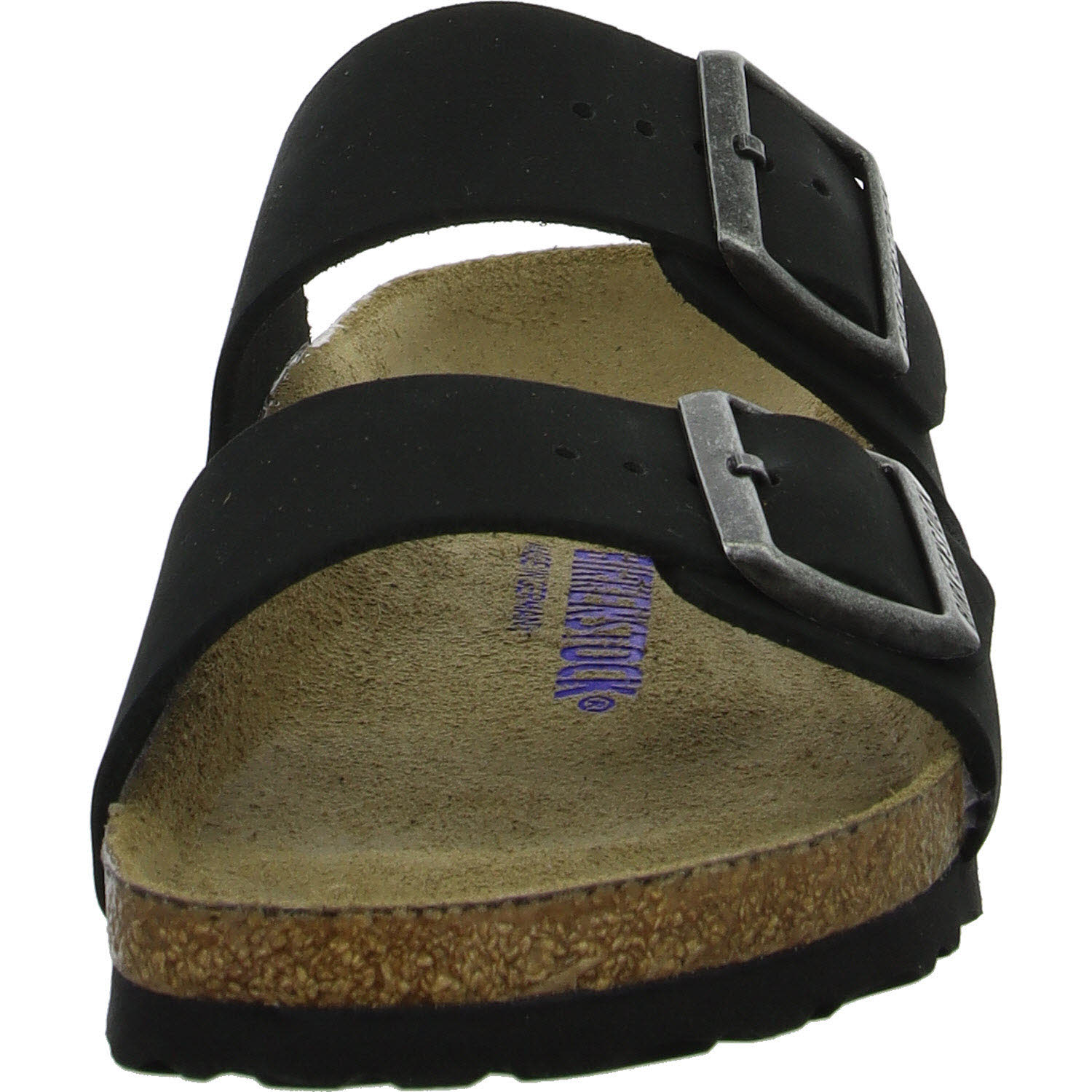 Element 3 von 8 (Bild) – BIRKENSTOCK Pantoletten 1019035 Arizona Soft Footbed black schmal