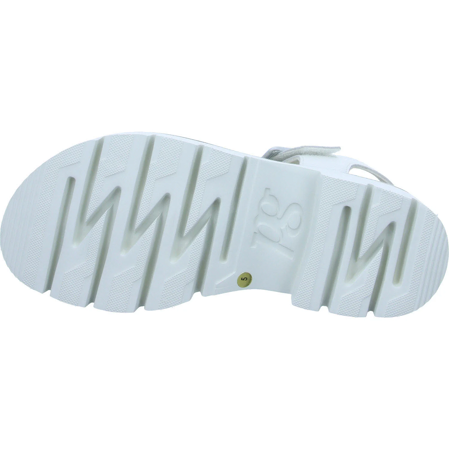 Element 5 von 8 (Bild) – Paul Green Damen Sandalen 6134-005 6134 grained white normal