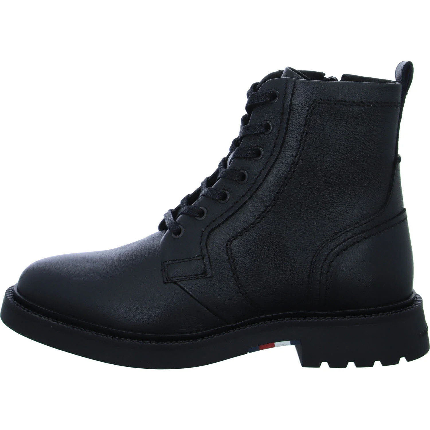 Tommy Hilfiger Herren Schnürstiefel FM0FM05183BDS HILFIGER COMFORT LWT LTHBOOT black normal