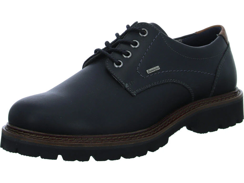 Element 1 von 8 (Bild) – Sioux Herren Schnürschuhe 38350 Adalrik-703-Tex-H schwarz H (weit)