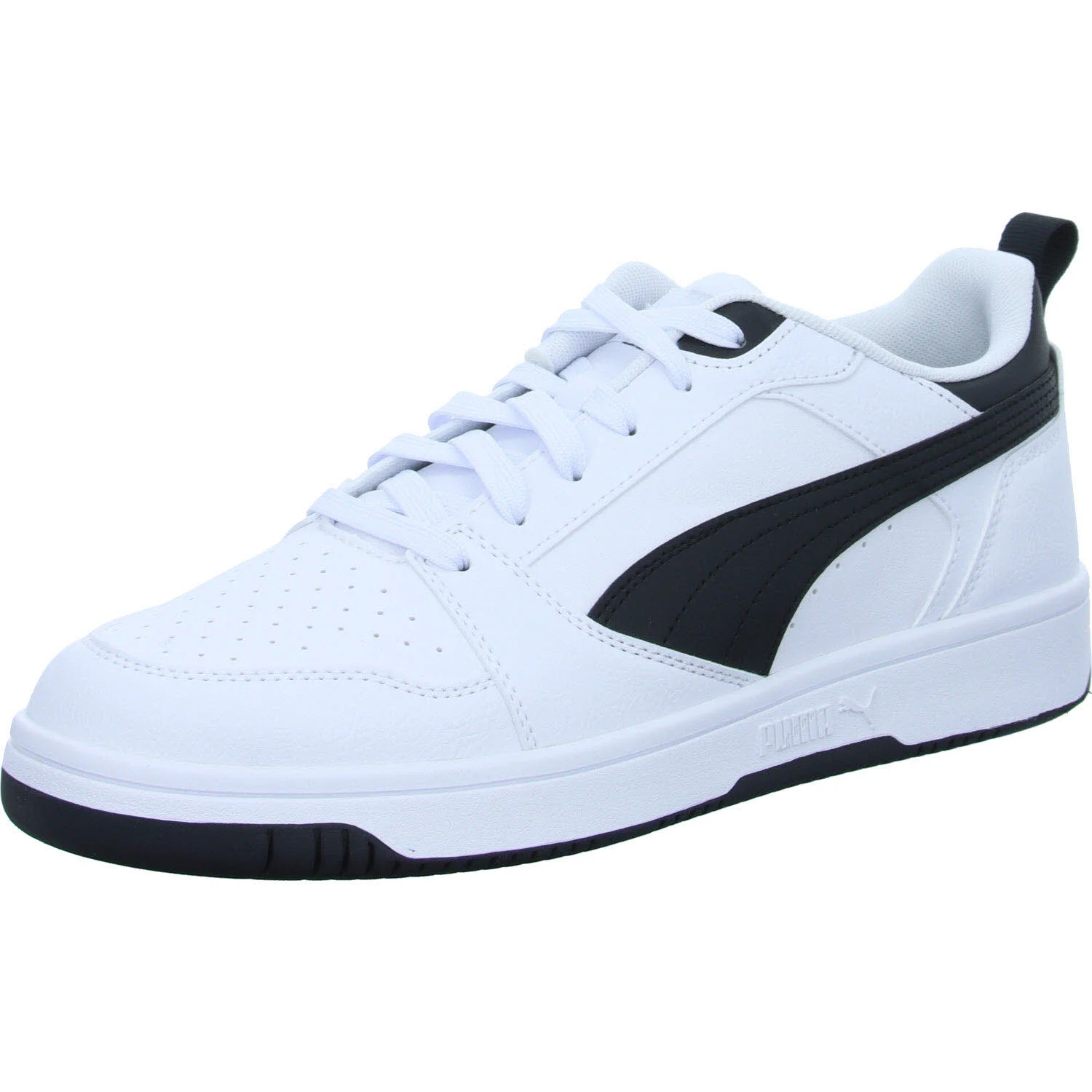 Puma Herren Schnürschuhe 392328 002 Rebound v6 Low PUMA WHITE-PUMA BLAC normal