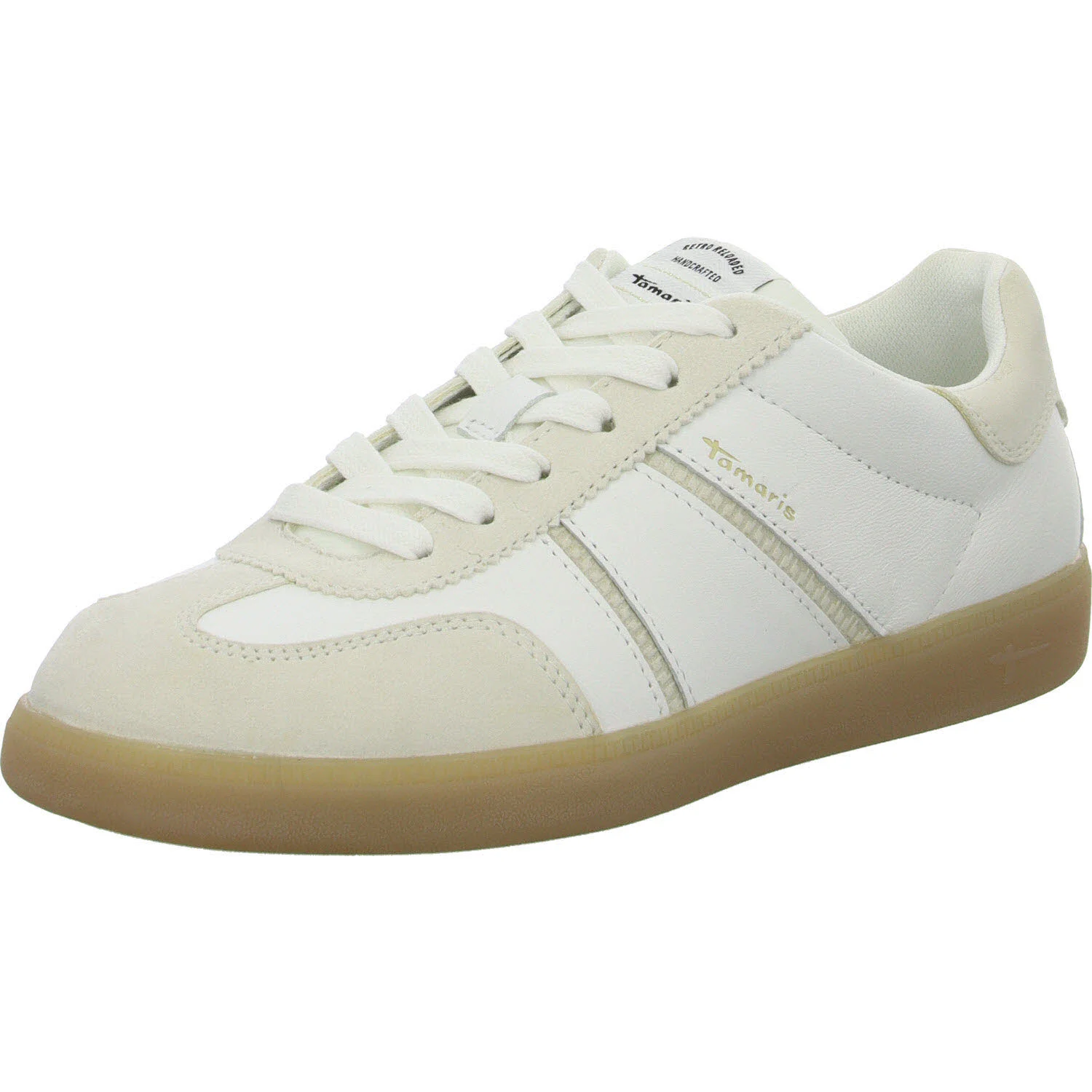 Element 2 von 8 (Bild) – Tamaris Damen Schnürschuhe 1-23624-43/197 1-23624-43 white comb normal