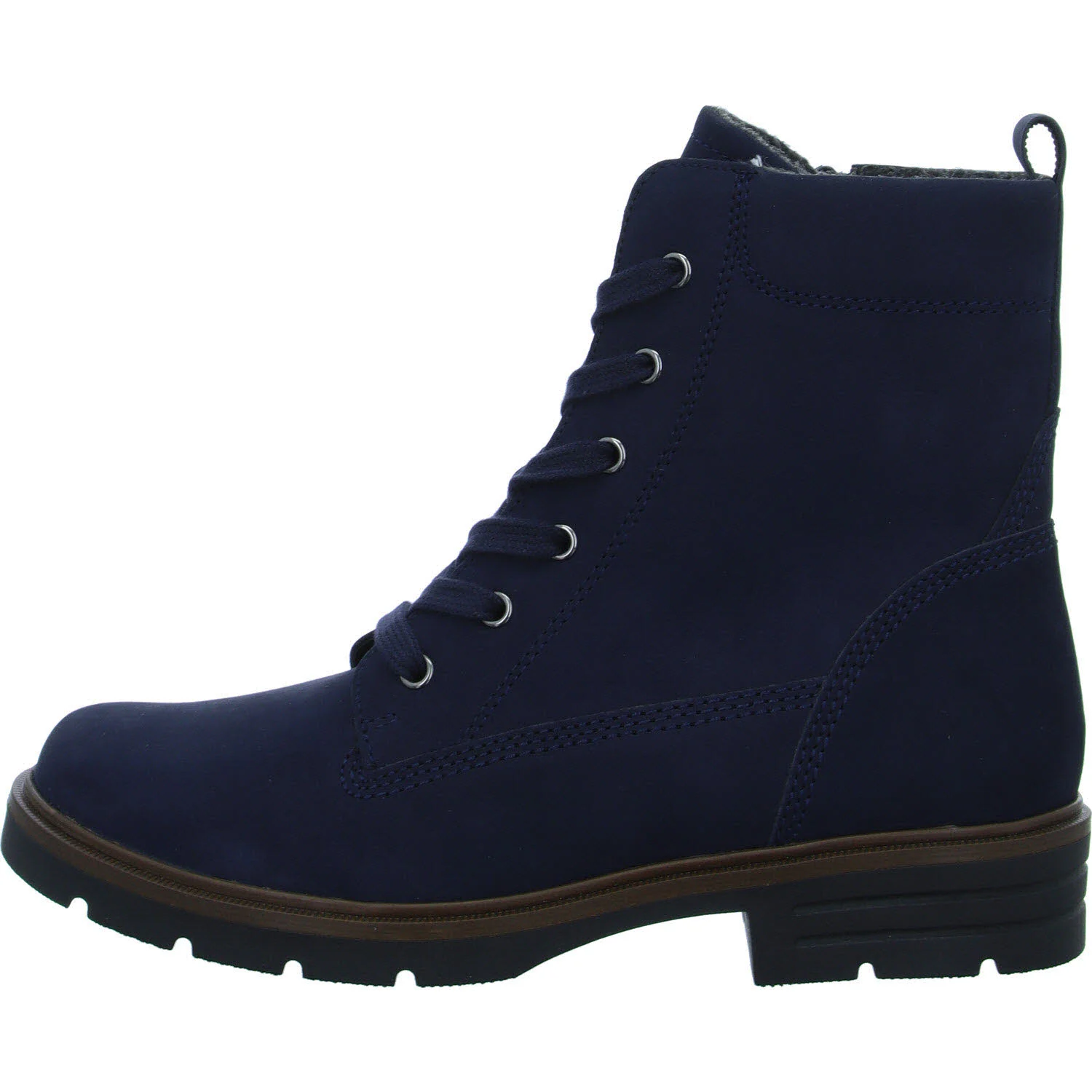 Gabor Damen Schnürstiefel 8052.01.002 8052.01 marine F (schmal/normal)