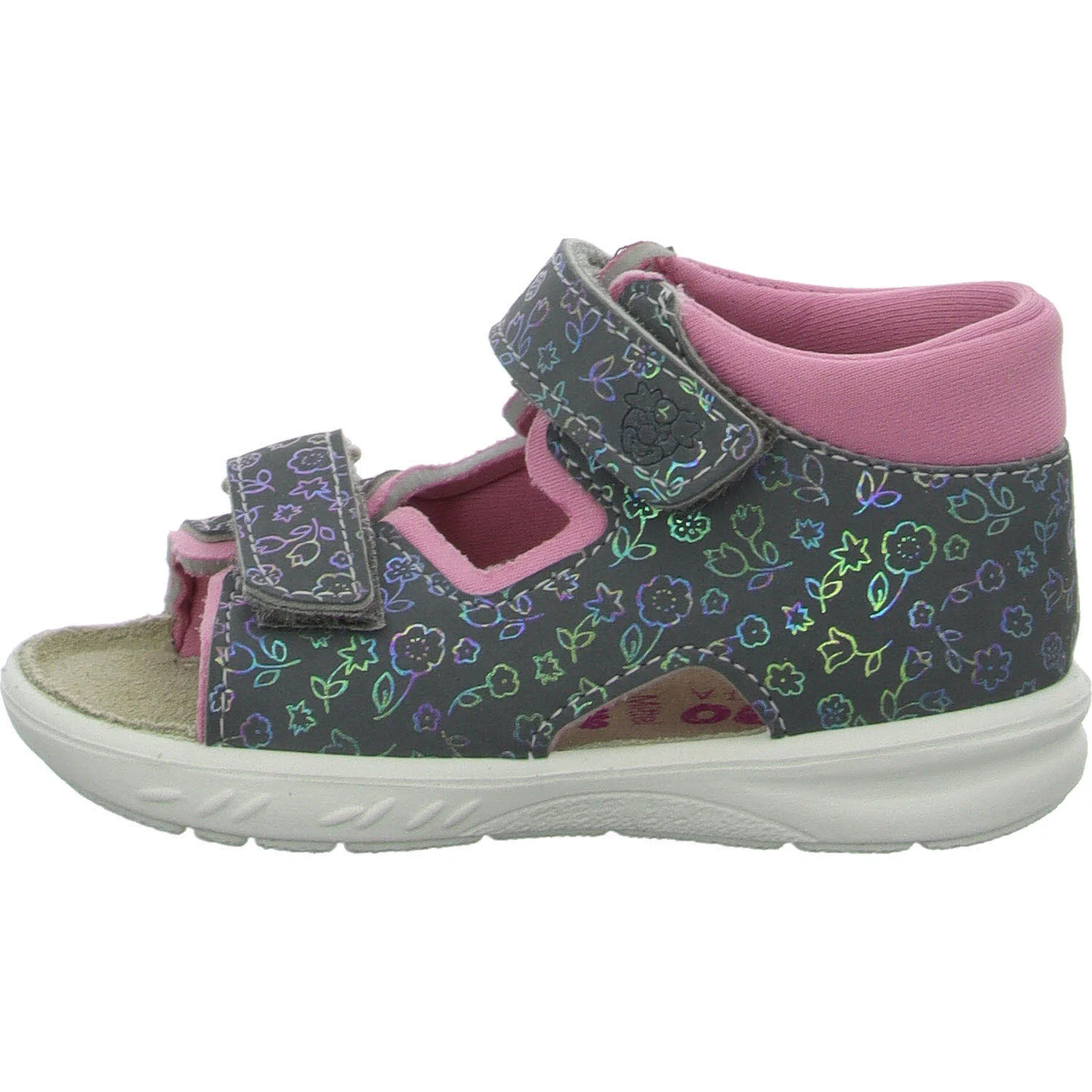 Element 6 von 8 (Bild) – Ricosta Kinder Sandalen 50 3500802/450 Titu graphit/mallow WMS mittel