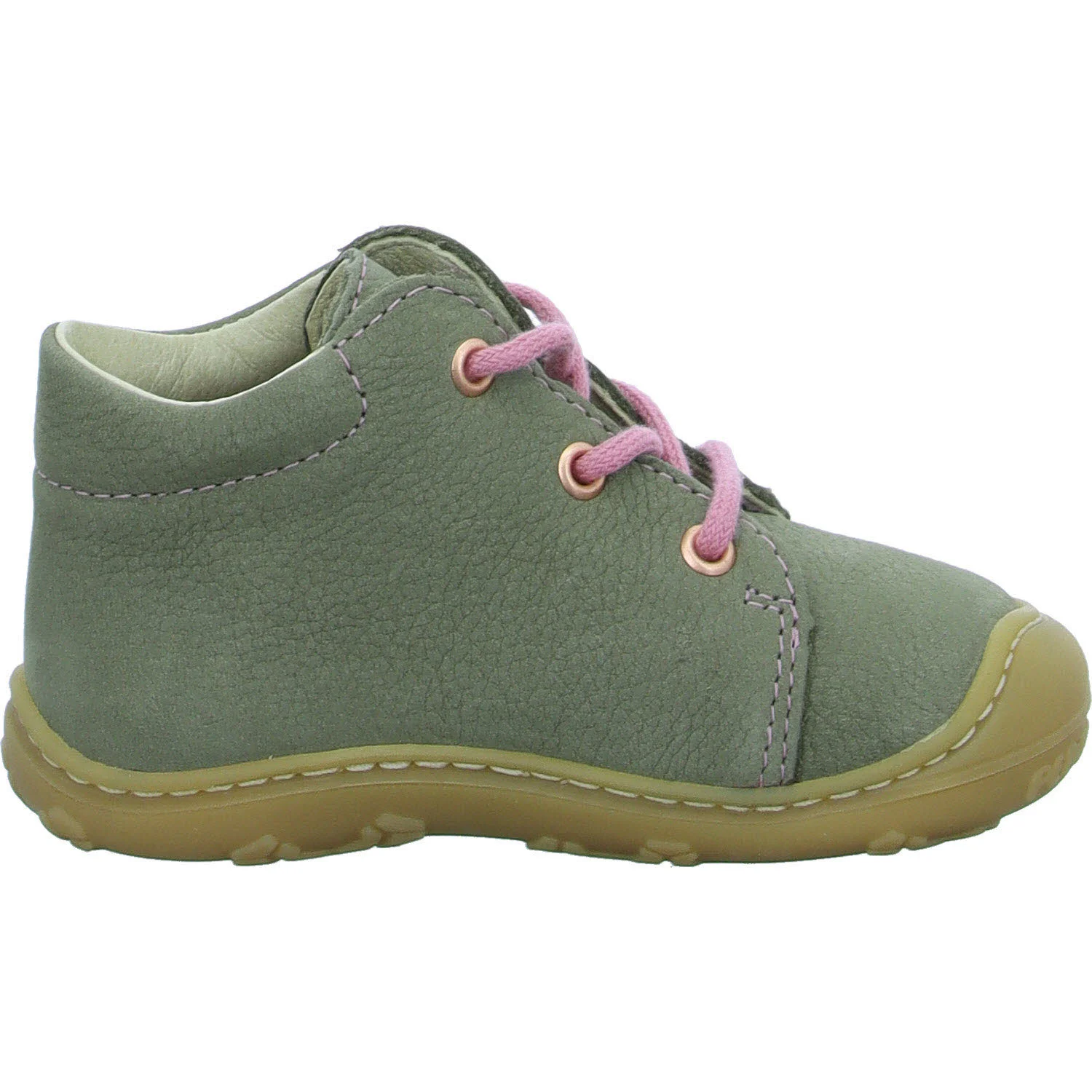 Ricosta Kinder Halbschuhe zum Schnüren 50 1203202/530 Mecki eukalyptus/Regenbogen WMS mittel