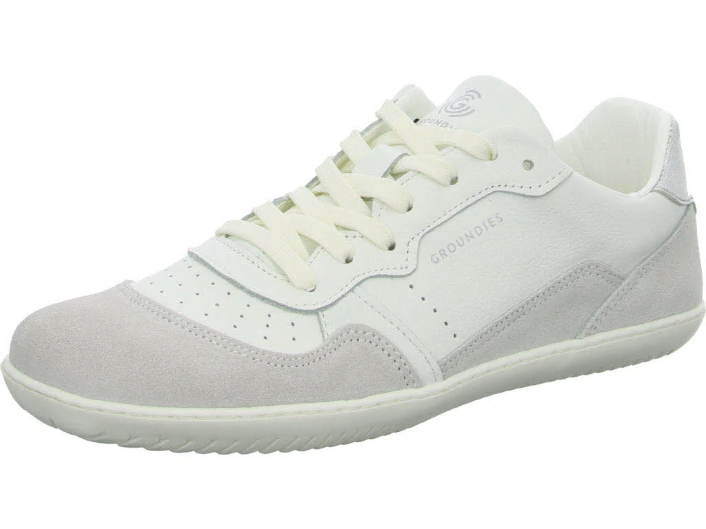 Groundies Schnürschuh 120195-02 Nova GO1 Women white/silver weit