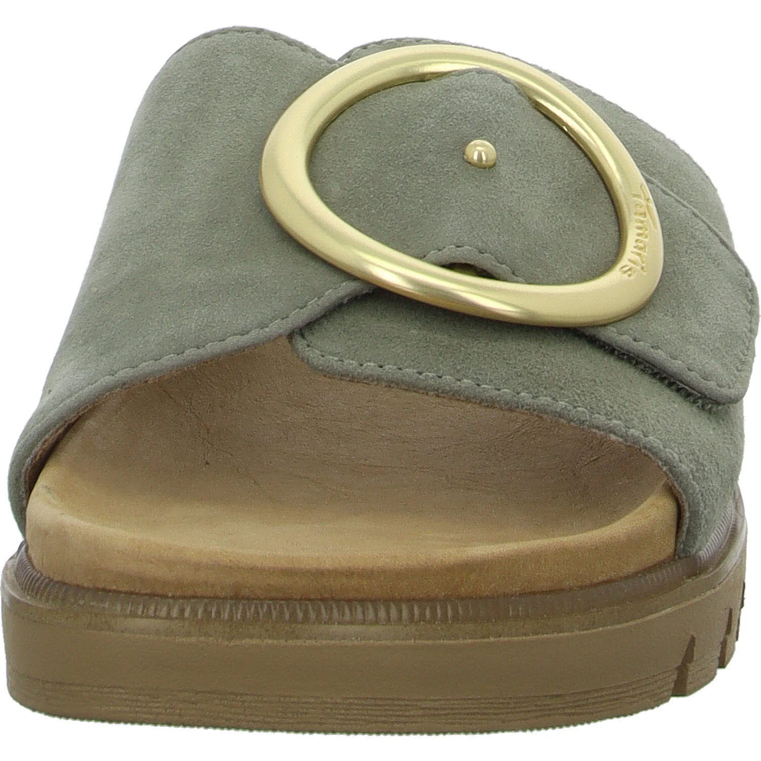 Tamaris Comfort Damen Pantoletten 8-87106-42/701 8-87106-42 sage normal